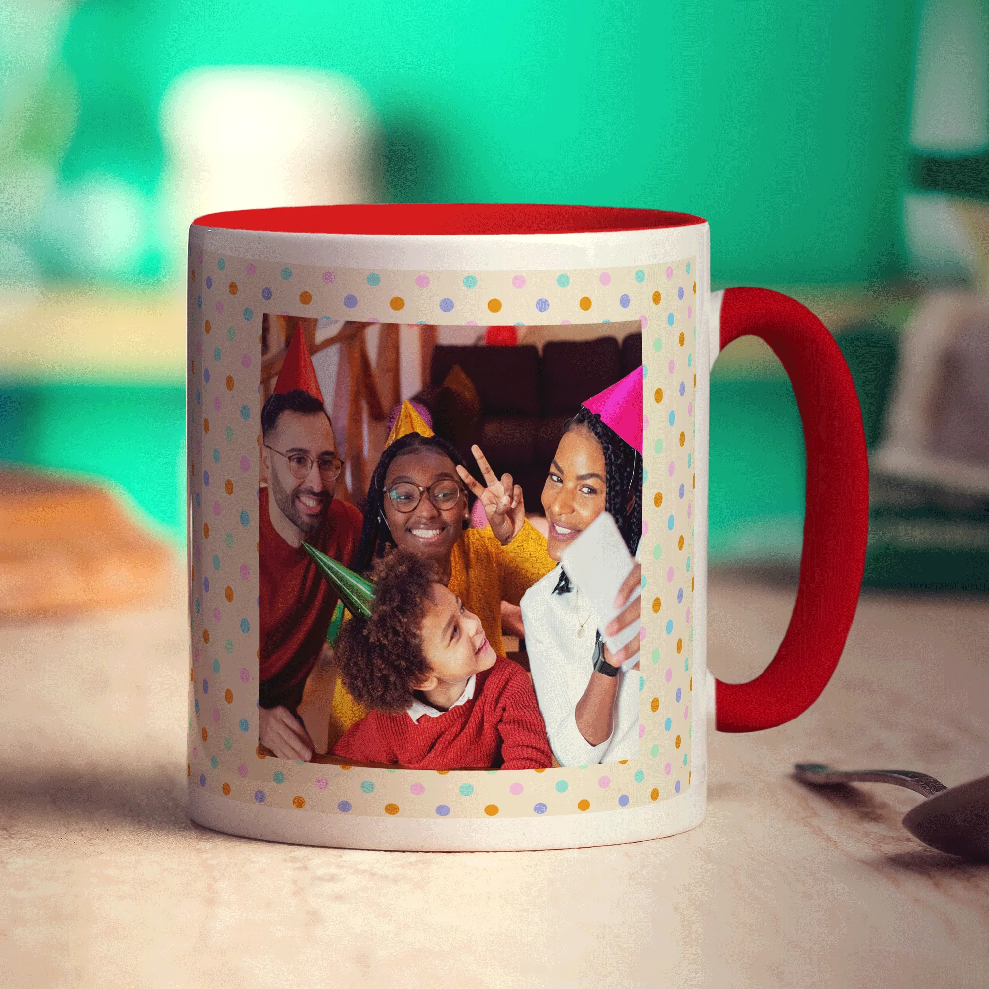 Spotty Double Sided Photo Mug - Image 13