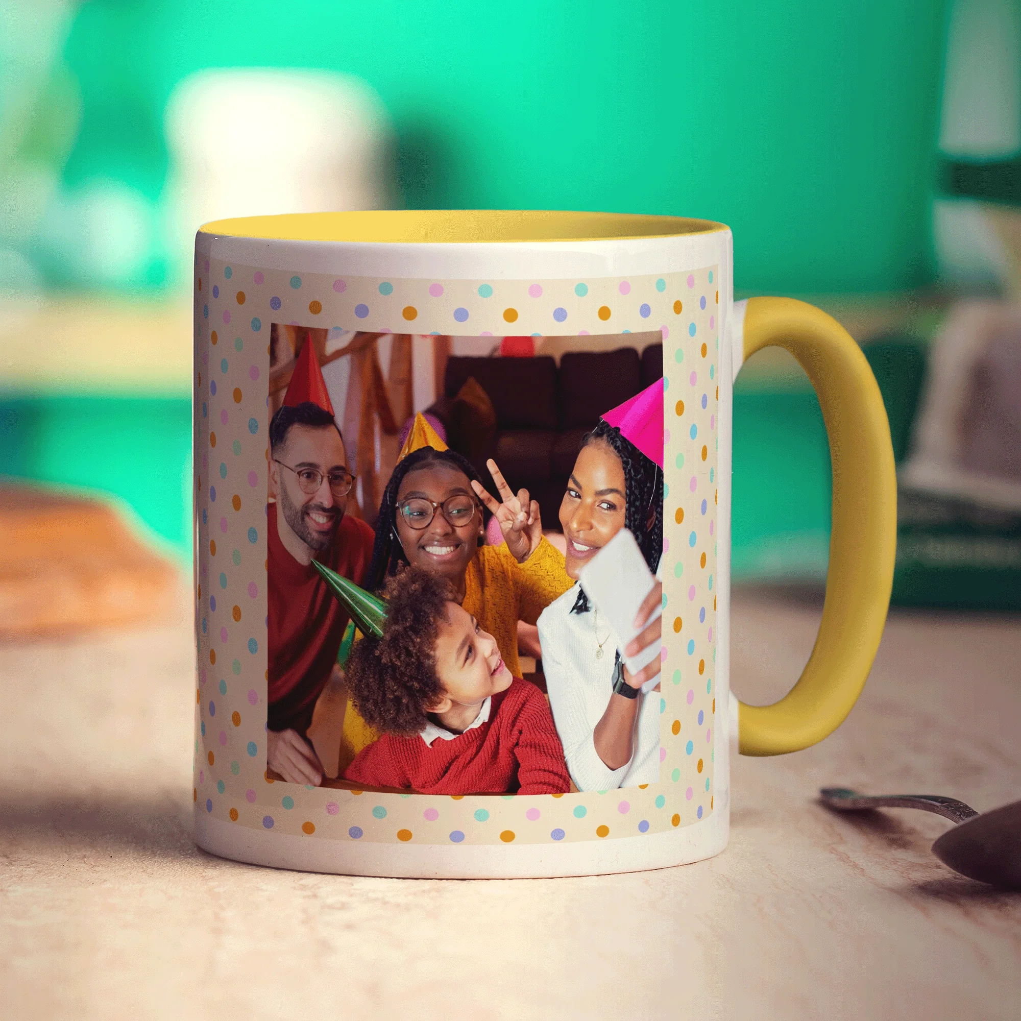 Spotty Double Sided Photo Mug - Image 7
