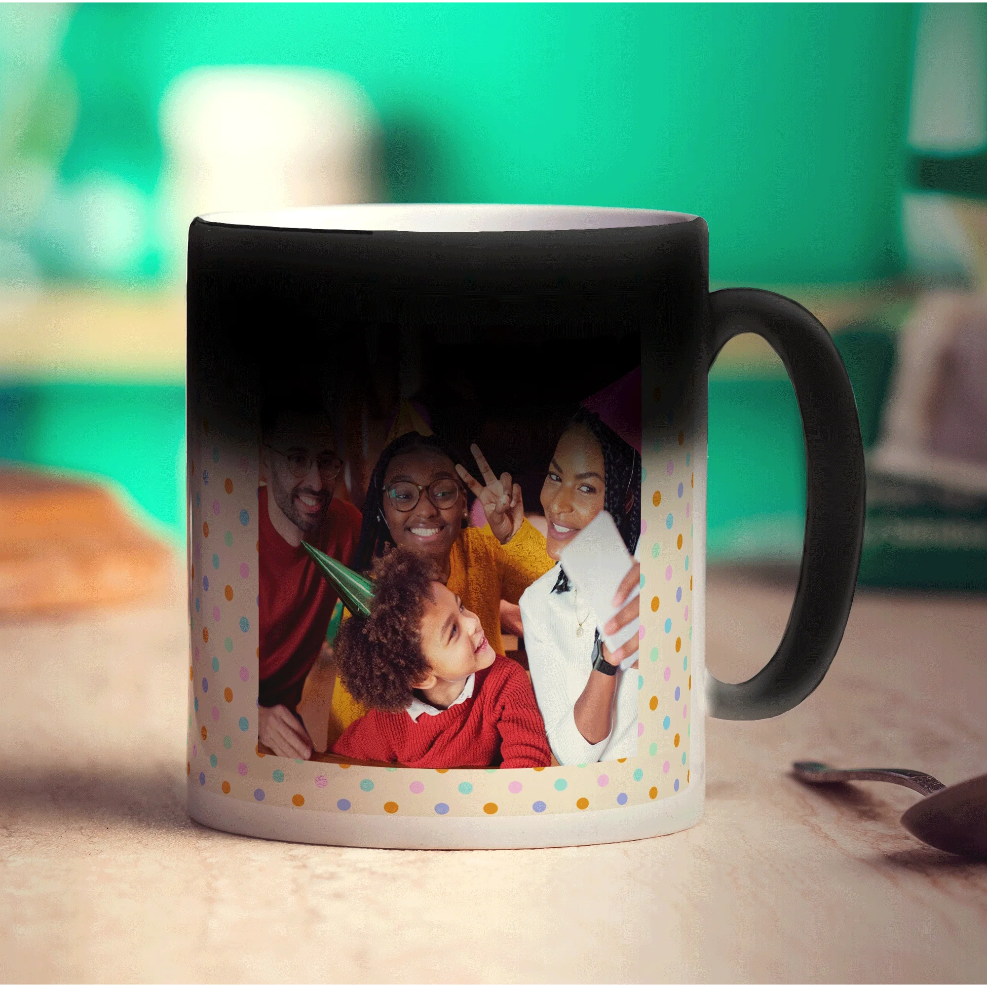 Spotty Double Sided Photo Mug - Image 8