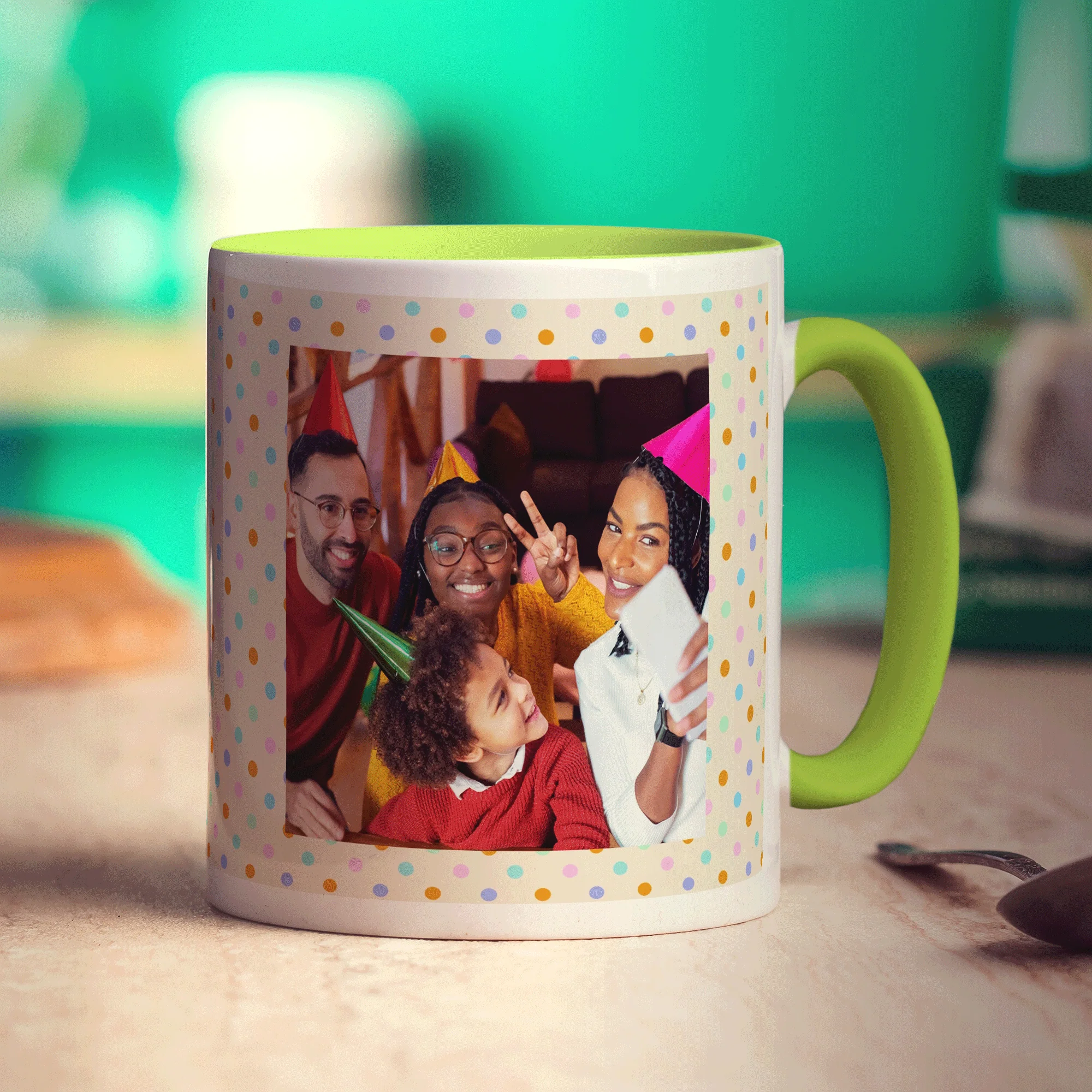 Spotty Double Sided Photo Mug - Image 9