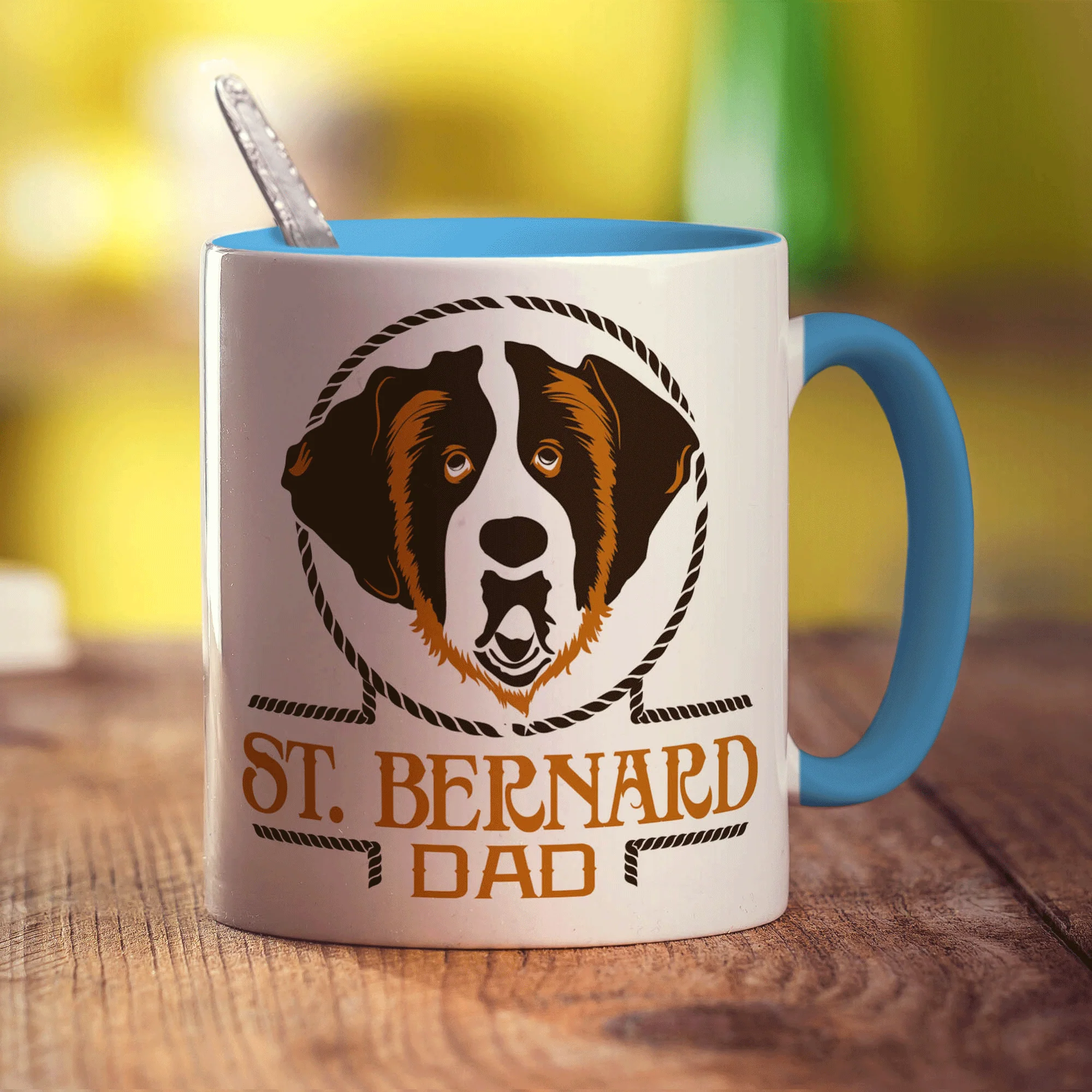 St.Bernard Dad Mug - Image 8