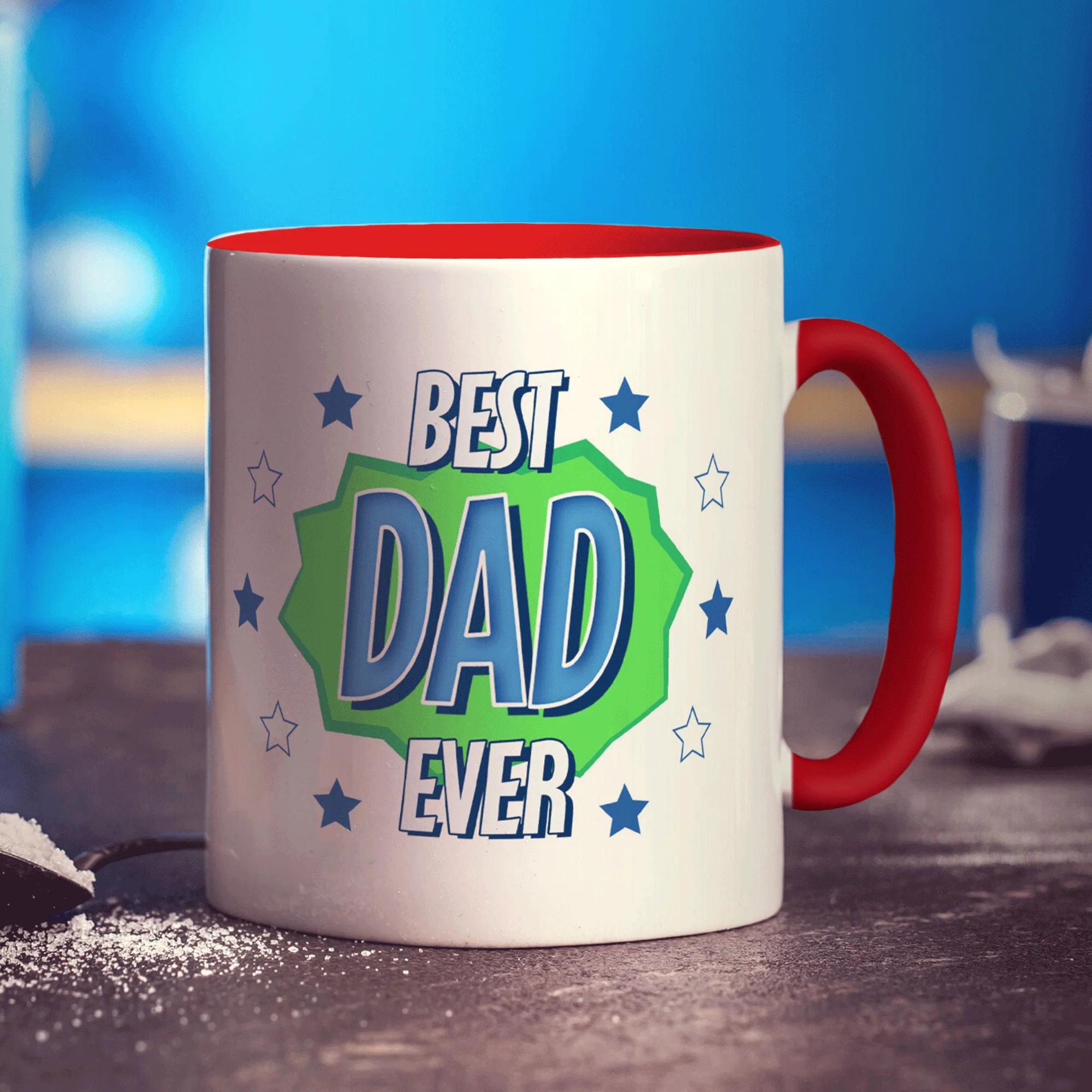Starry Best Dad Ever Mug - Image 13