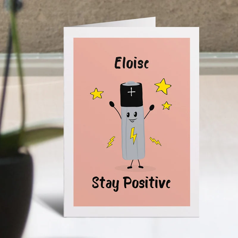 Stay Positive Card - Image 2