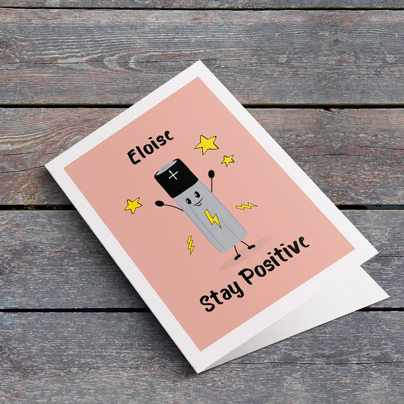 Stay Positive Card - Image 3