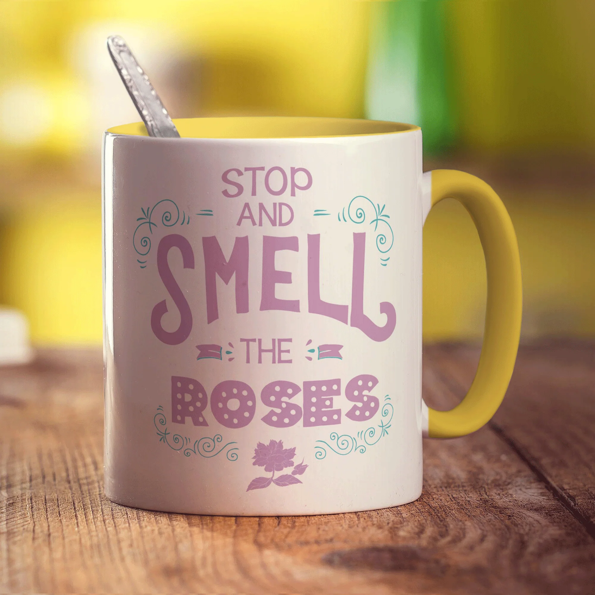 Stop and Smell the Roses Mug - Image 5