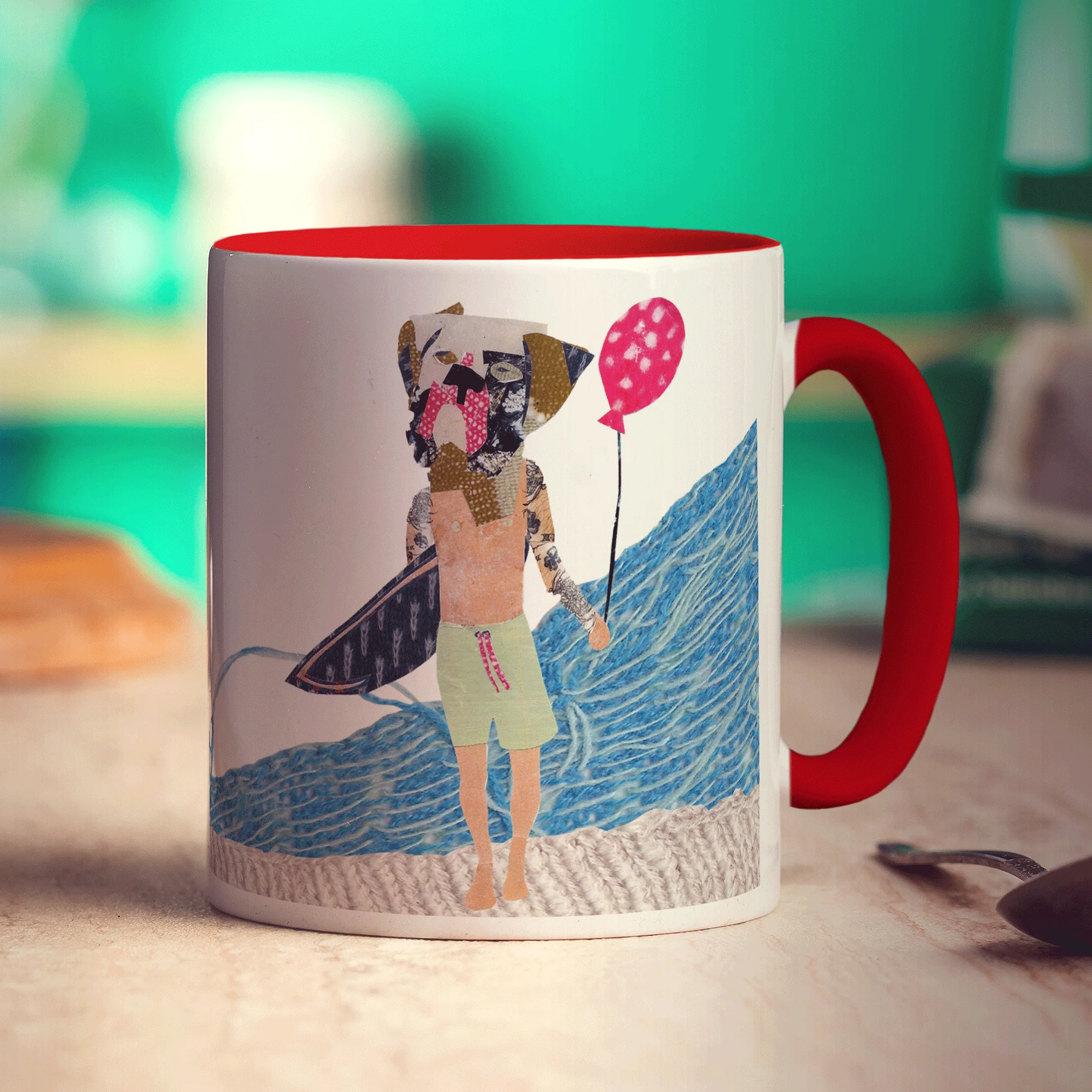 Surfer Dog Mug by Zoe Spry - Image 10