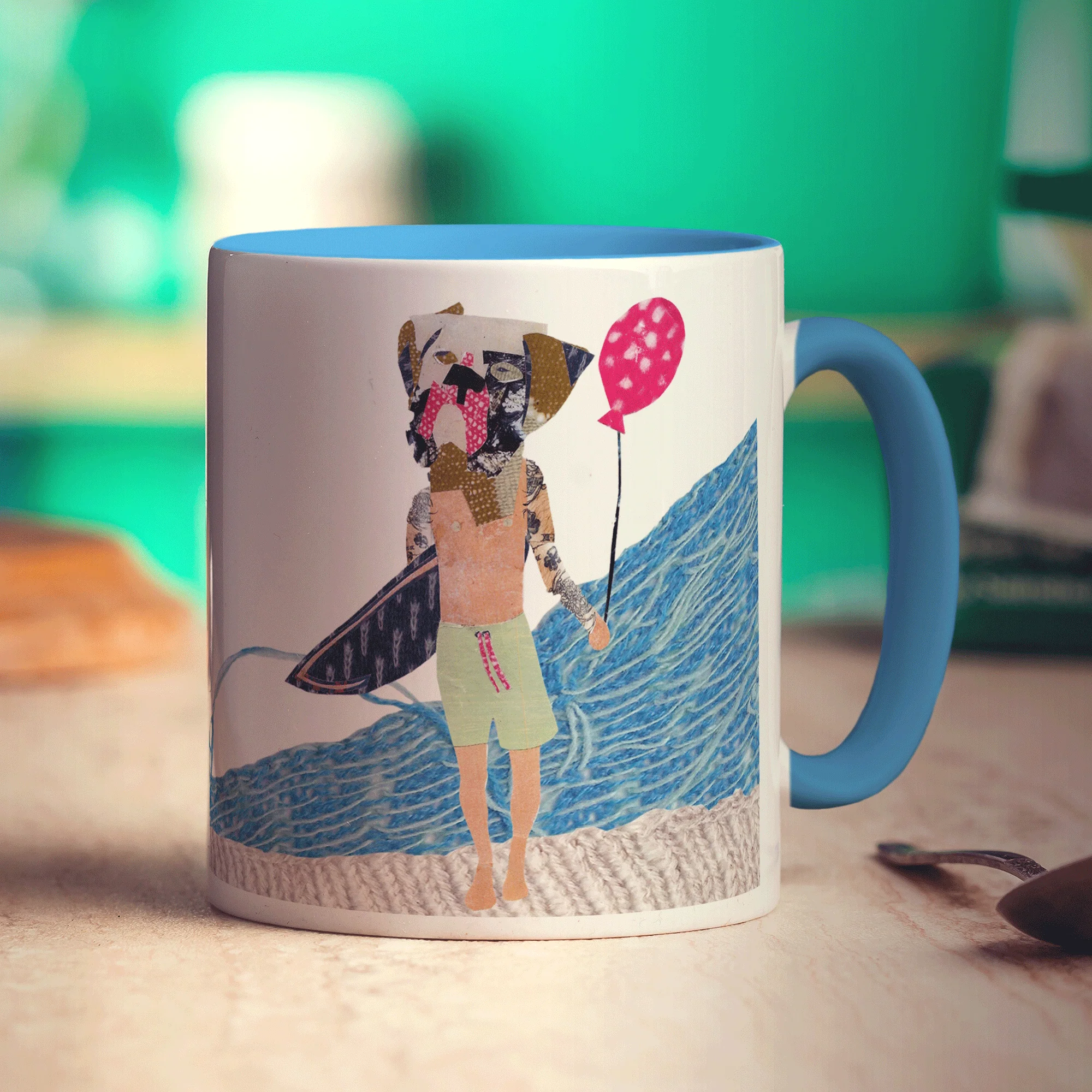 Surfer Dog Mug by Zoe Spry - Image 7