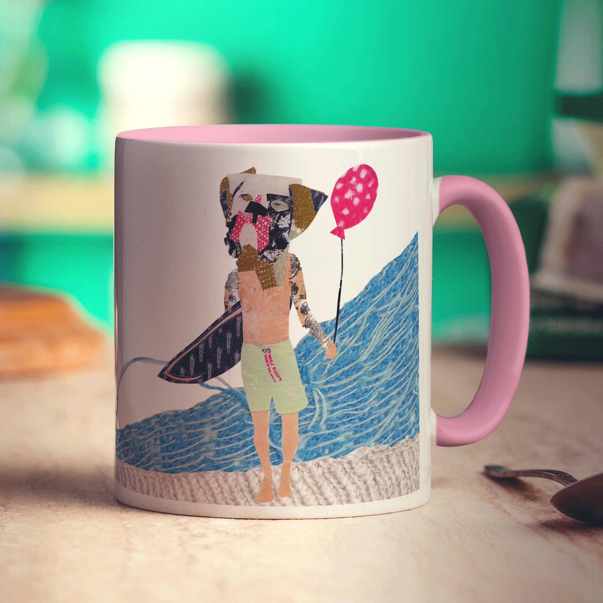 Surfer Dog Mug by Zoe Spry - Image 8