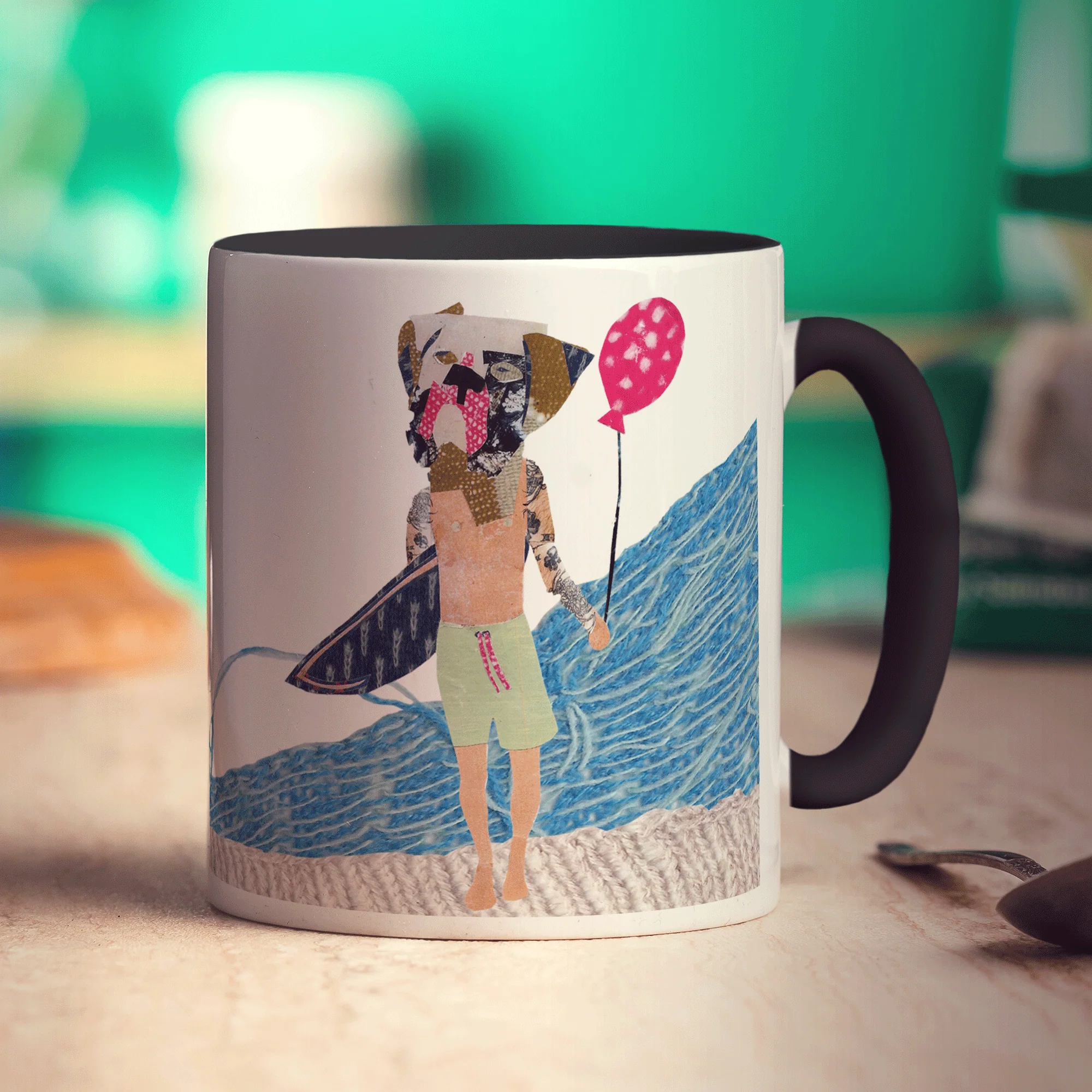 Surfer Dog Mug by Zoe Spry - Image 9