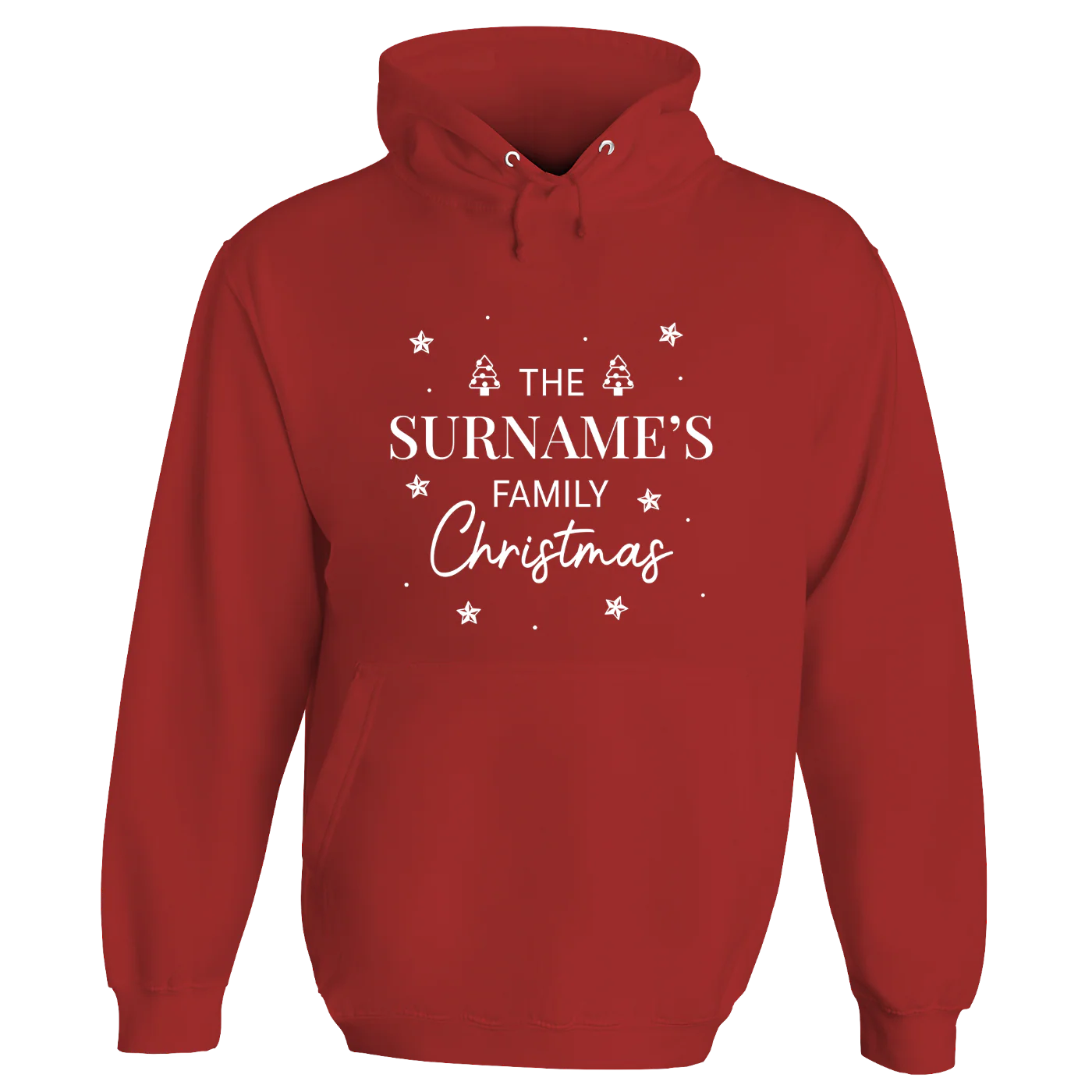 Surname's Family Christmas Personalised Hoodie