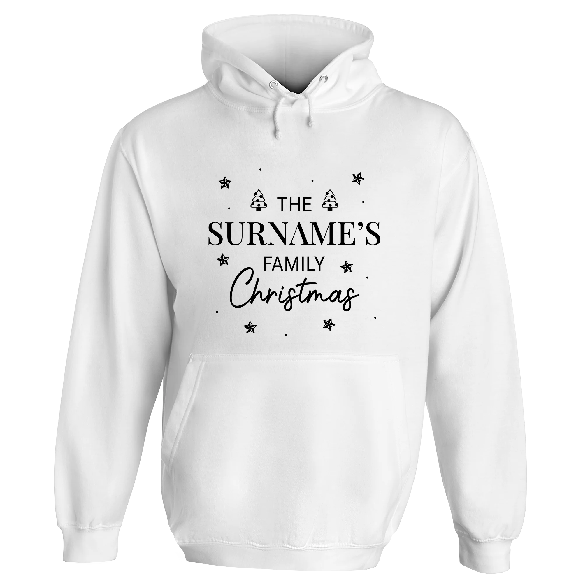 Surname's Family Christmas Personalised Hoodie - Image 2