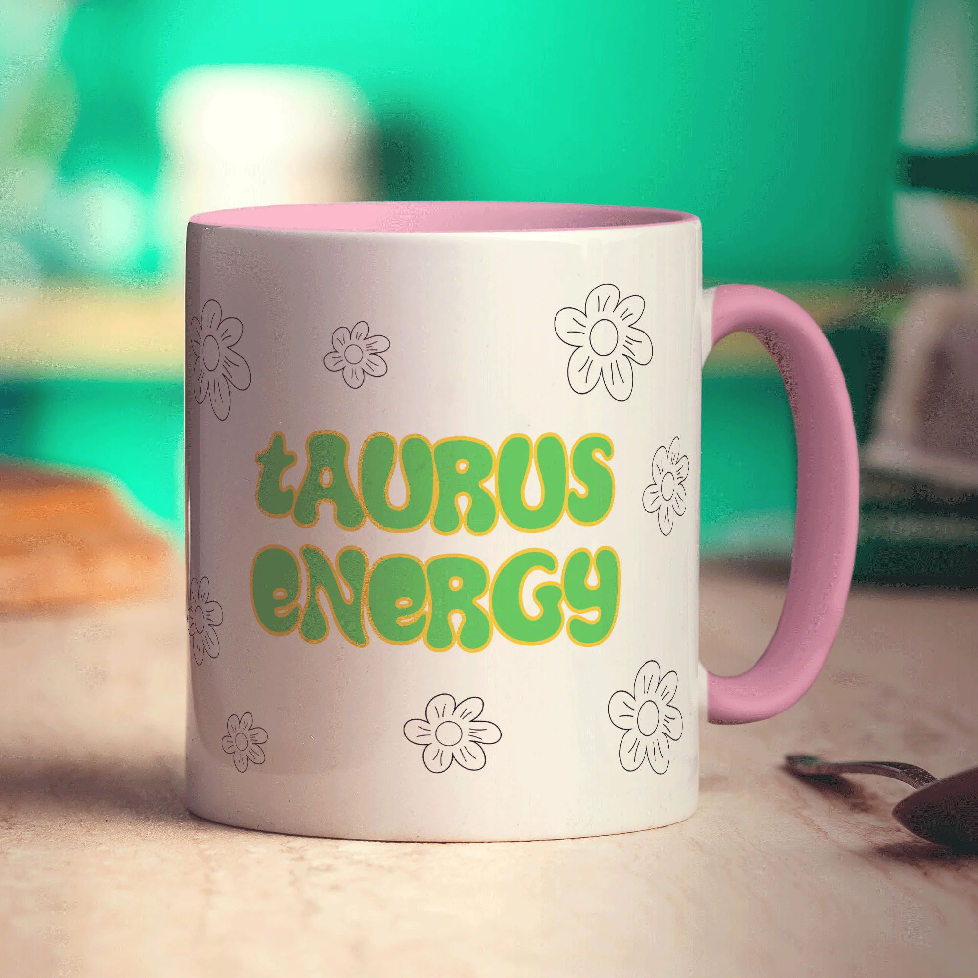 Taurus Energy Star Sign Mug - Image 9