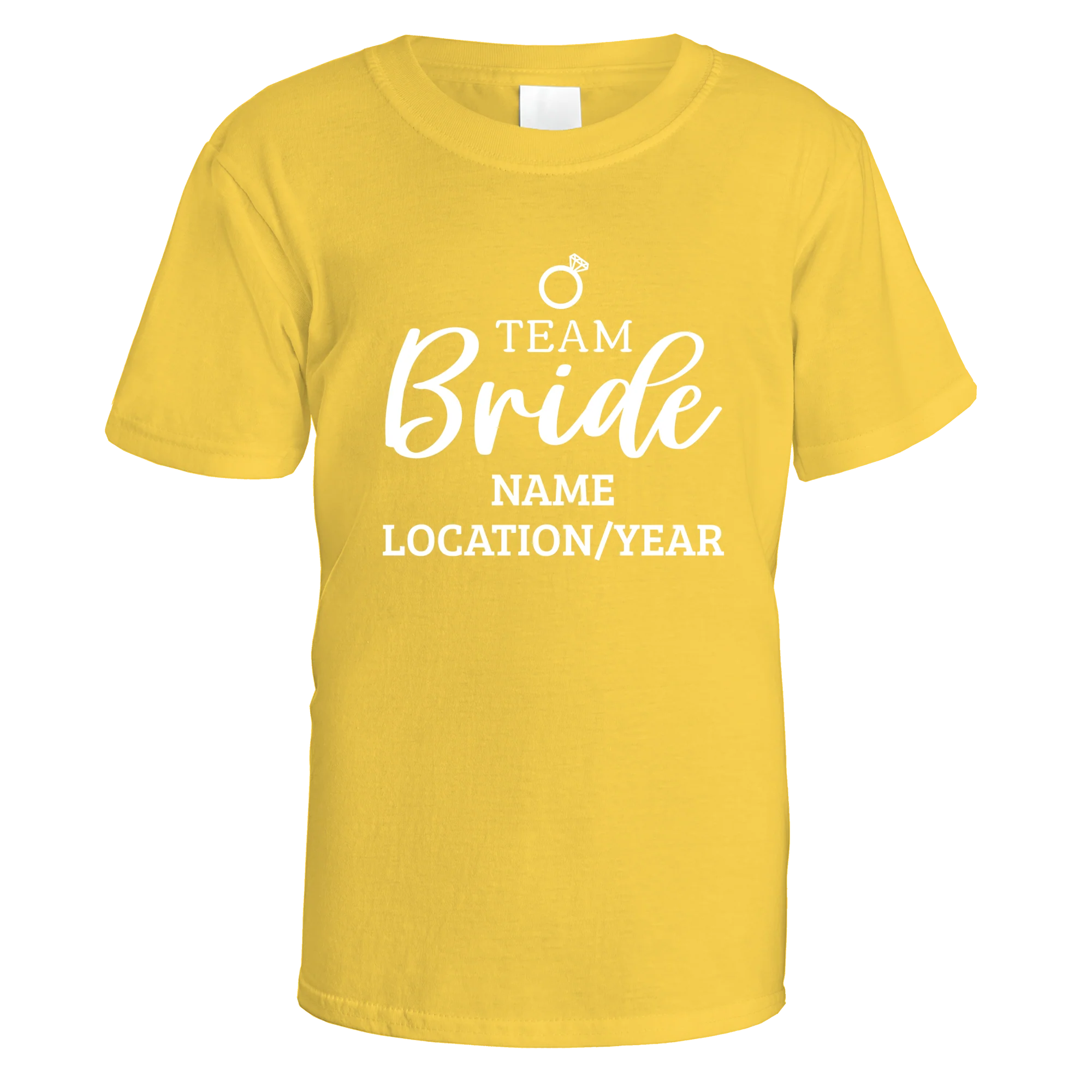 Team Bride Ring Hen Do T-Shirt - Image 4