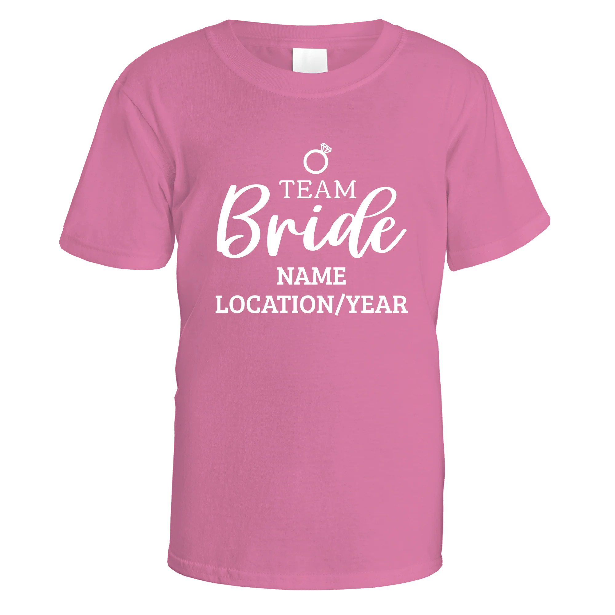 Team Bride Ring Hen Do T-Shirt - Image 5
