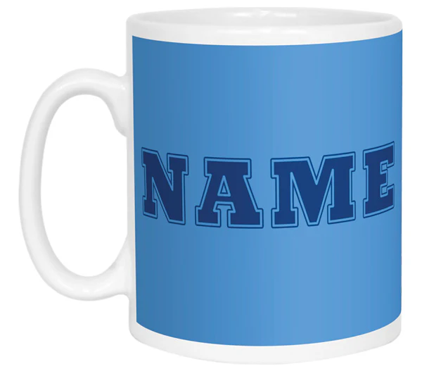 Team Name Mug - Blue - Image 3