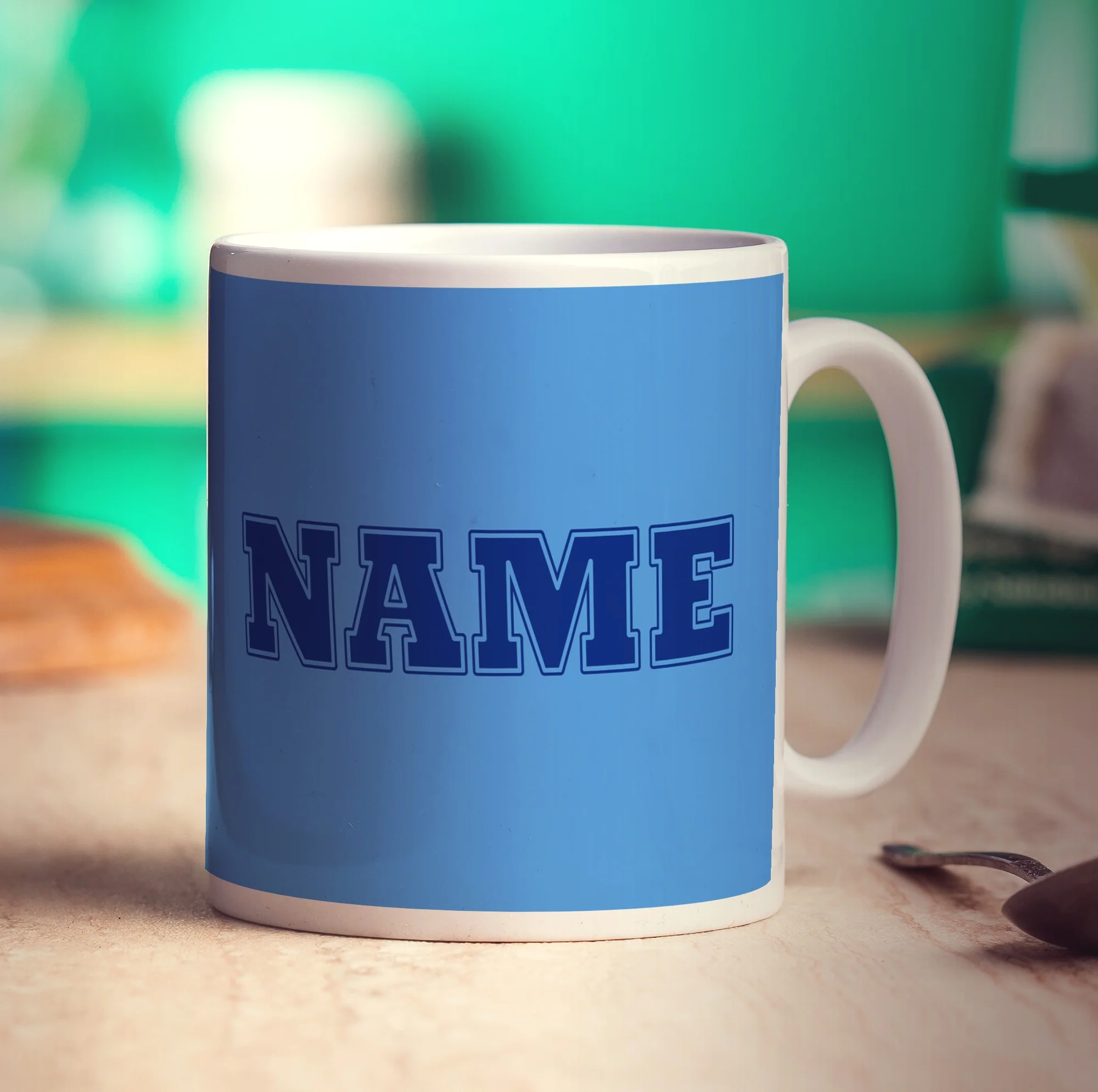 Team Name Mug - Blue - Image 5