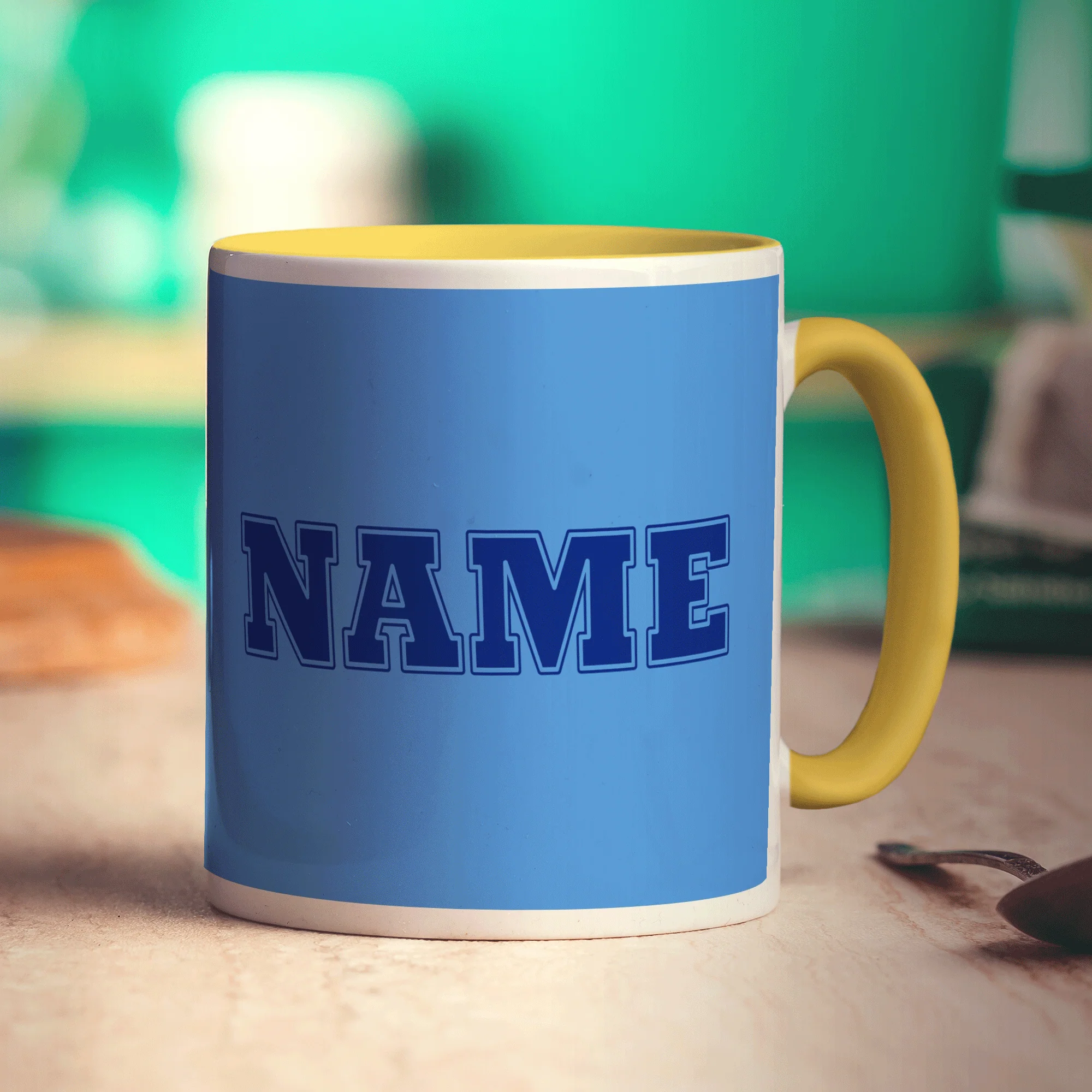 Team Name Mug - Blue - Image 9
