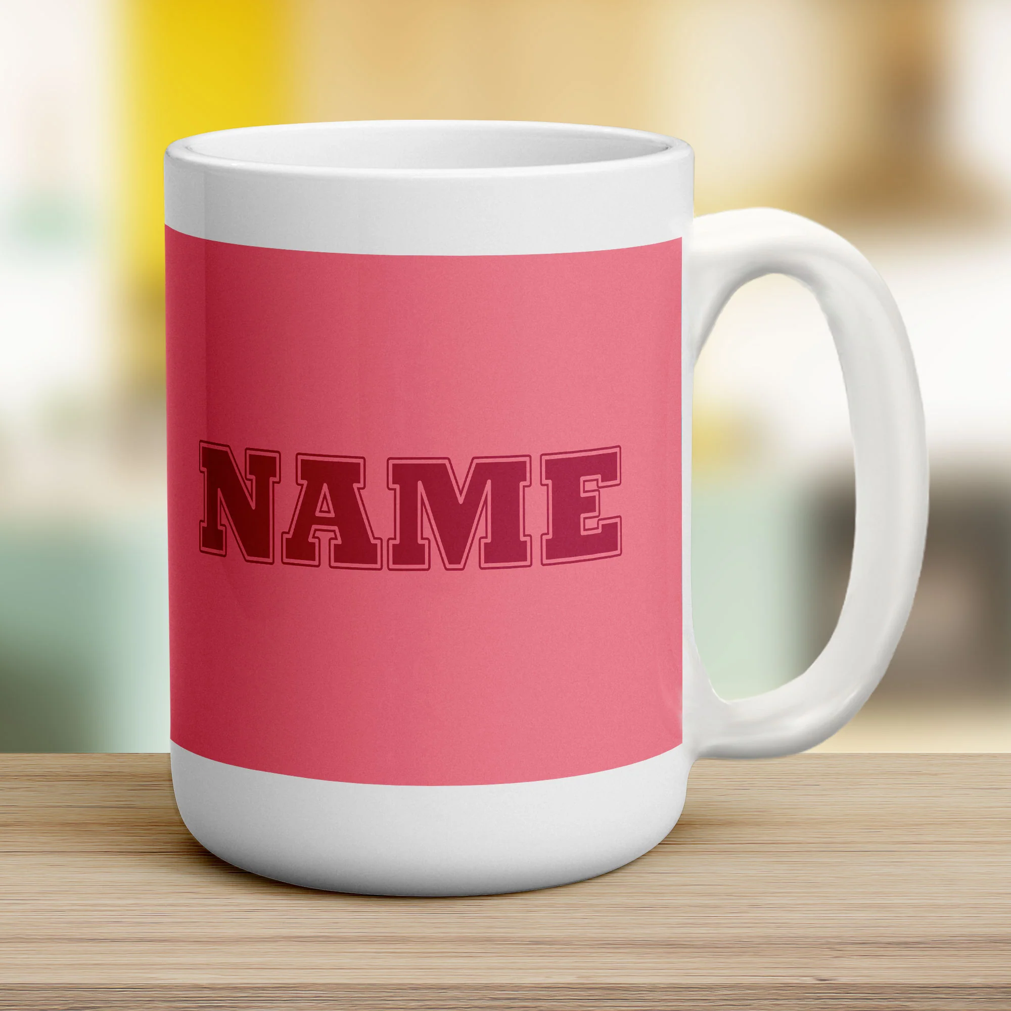 Team Name Mug - Pink - Image 16