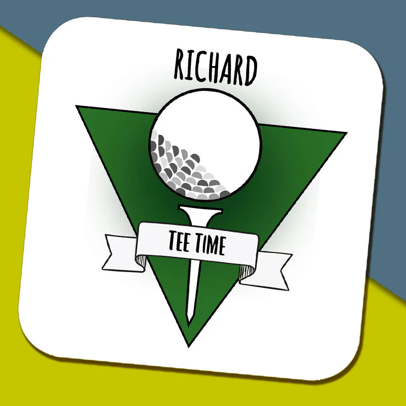 Tee Time Golf Photo Mug - Image 2