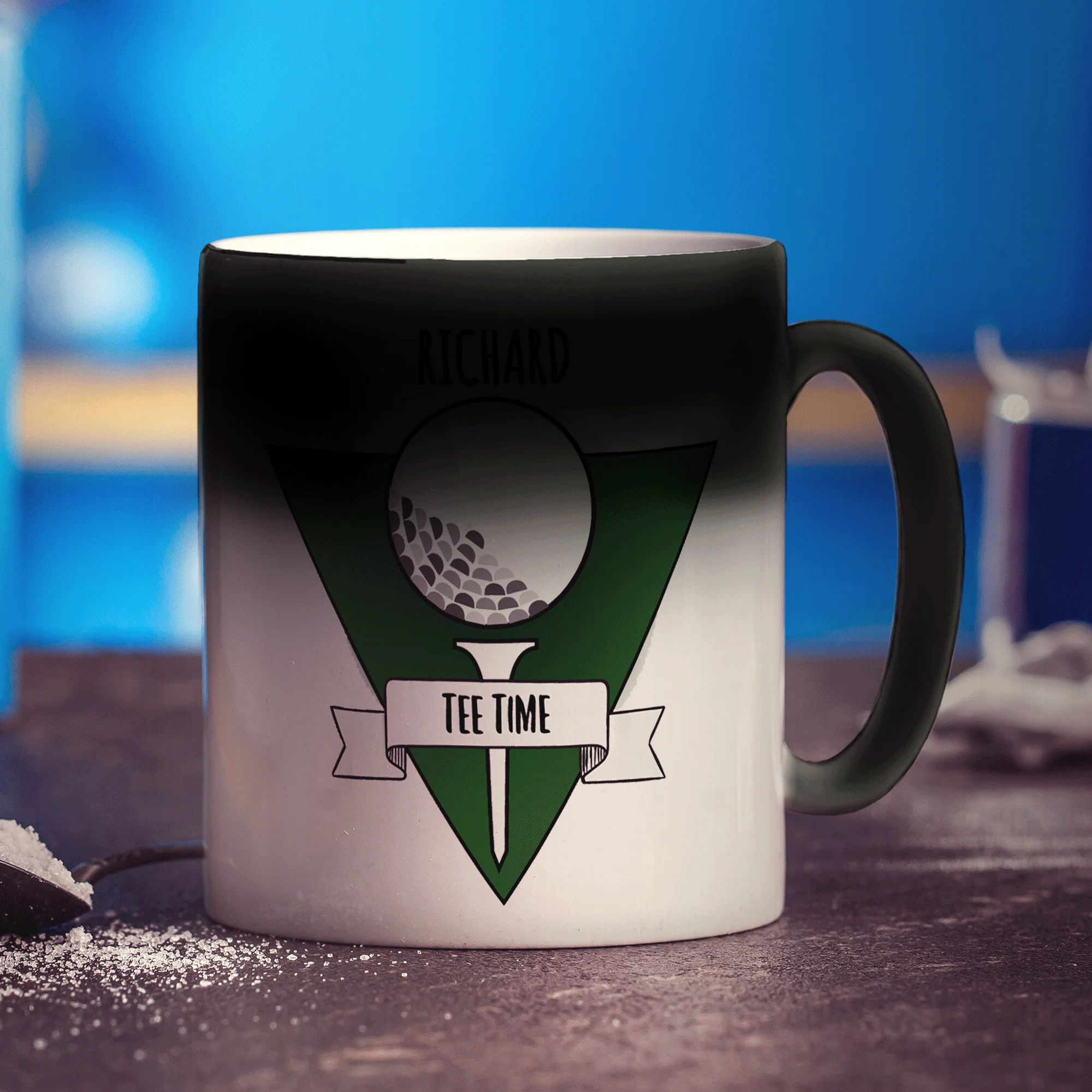 Tee Time Golf Photo Mug - Image 4