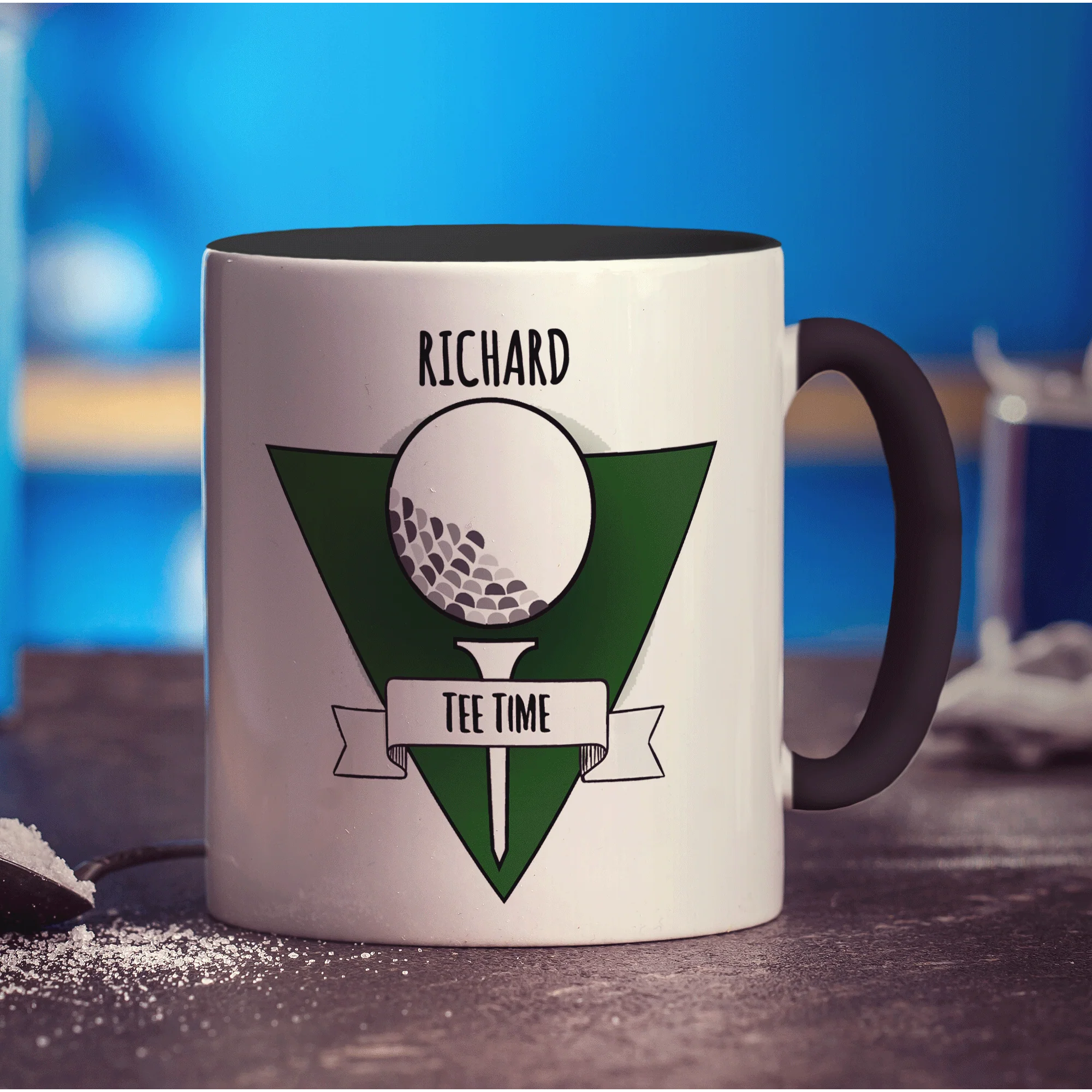 Tee Time Golf Photo Mug - Image 8