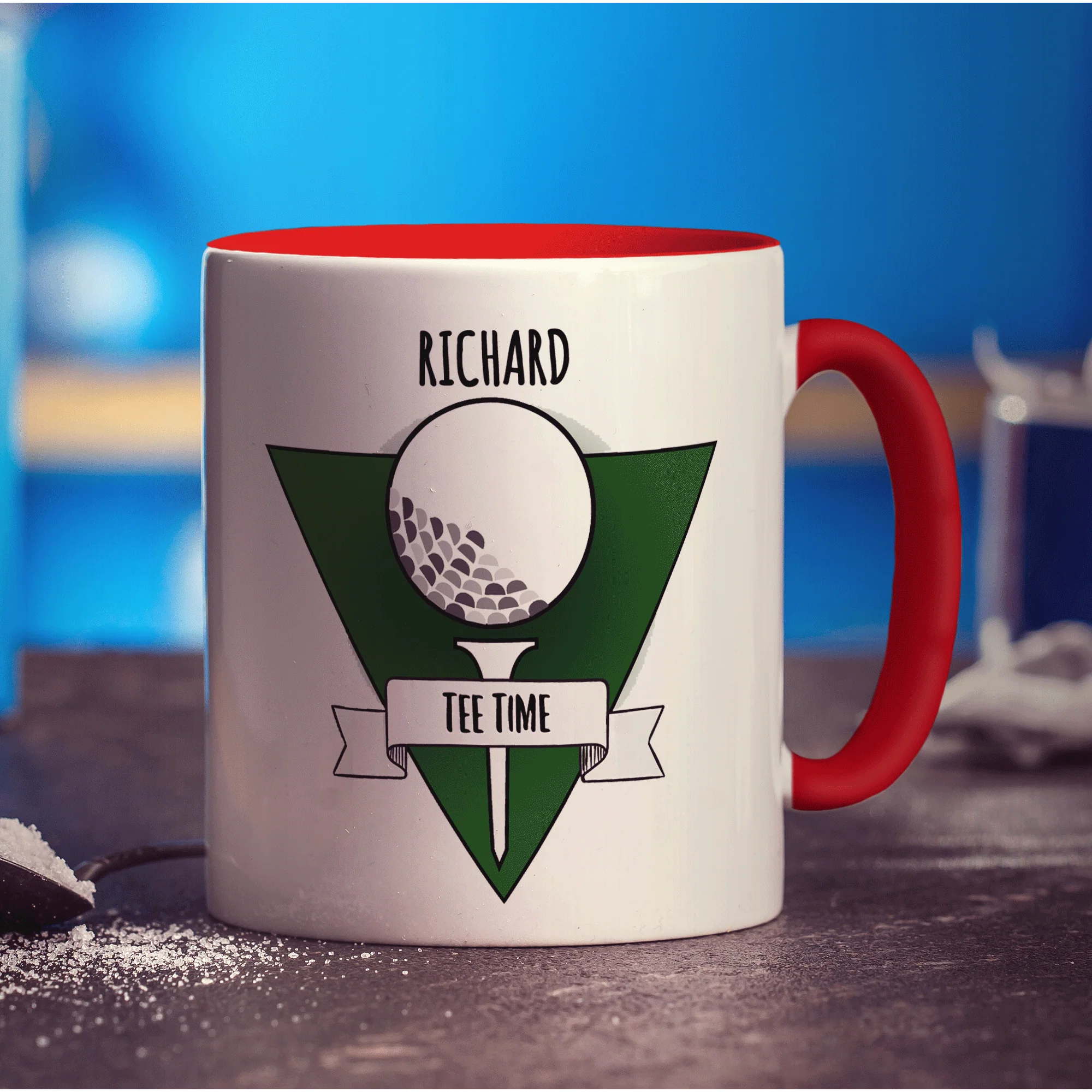Tee Time Golf Photo Mug - Image 9