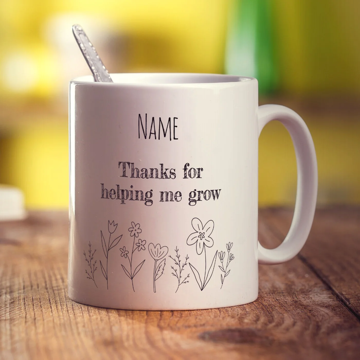 Thanks for Helping me Grow Mug - Image 3