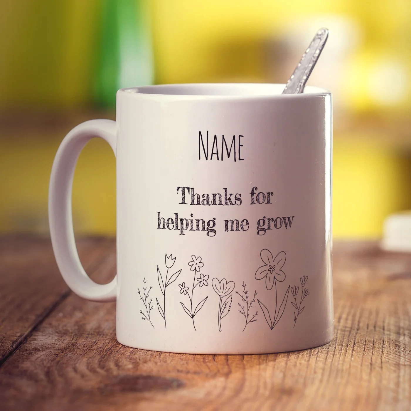 Thanks for Helping me Grow Mug - Image 4
