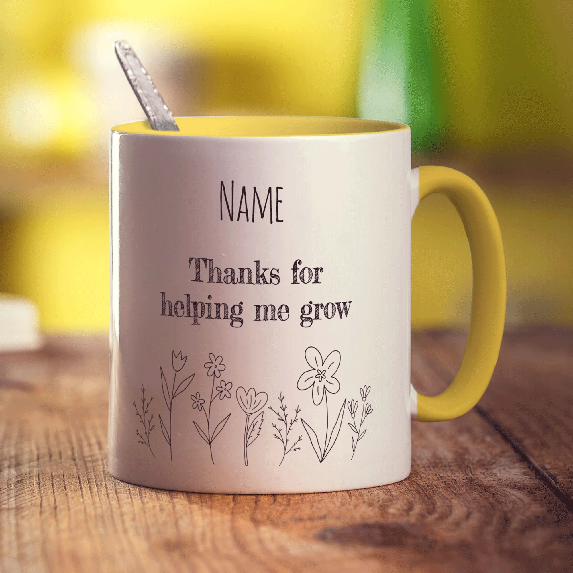 Thanks for Helping me Grow Mug - Image 5