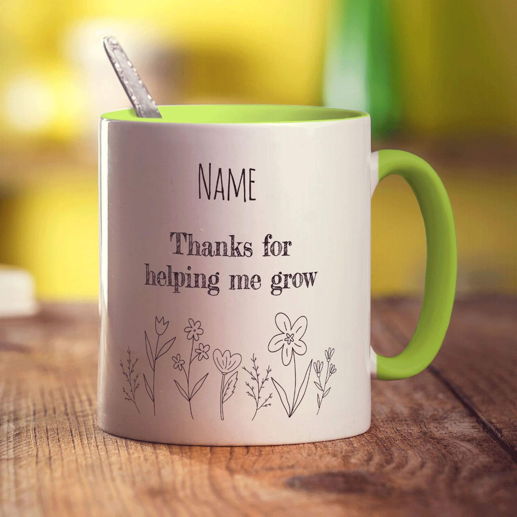 Thanks for Helping me Grow Mug - Image 7