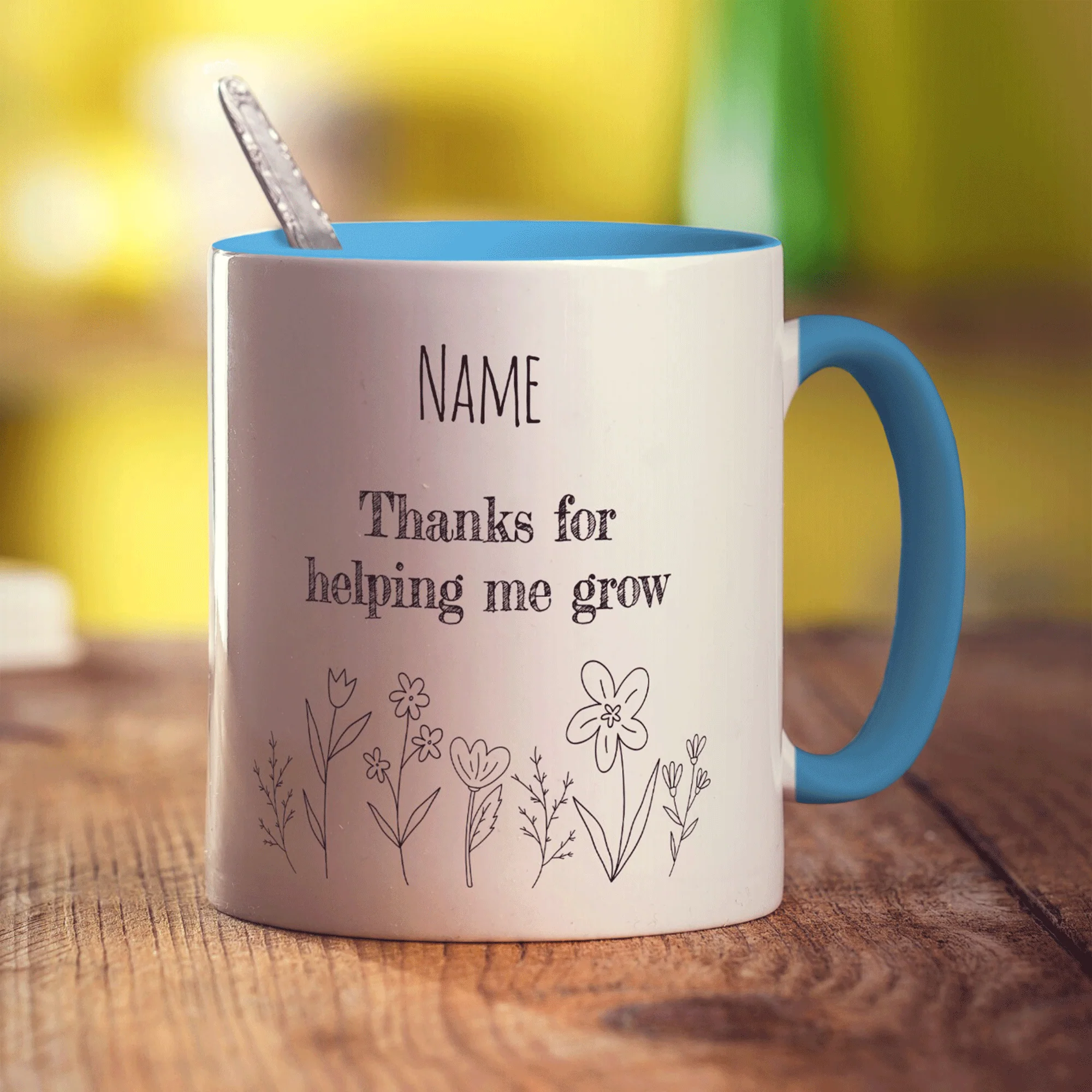Thanks for Helping me Grow Mug - Image 8