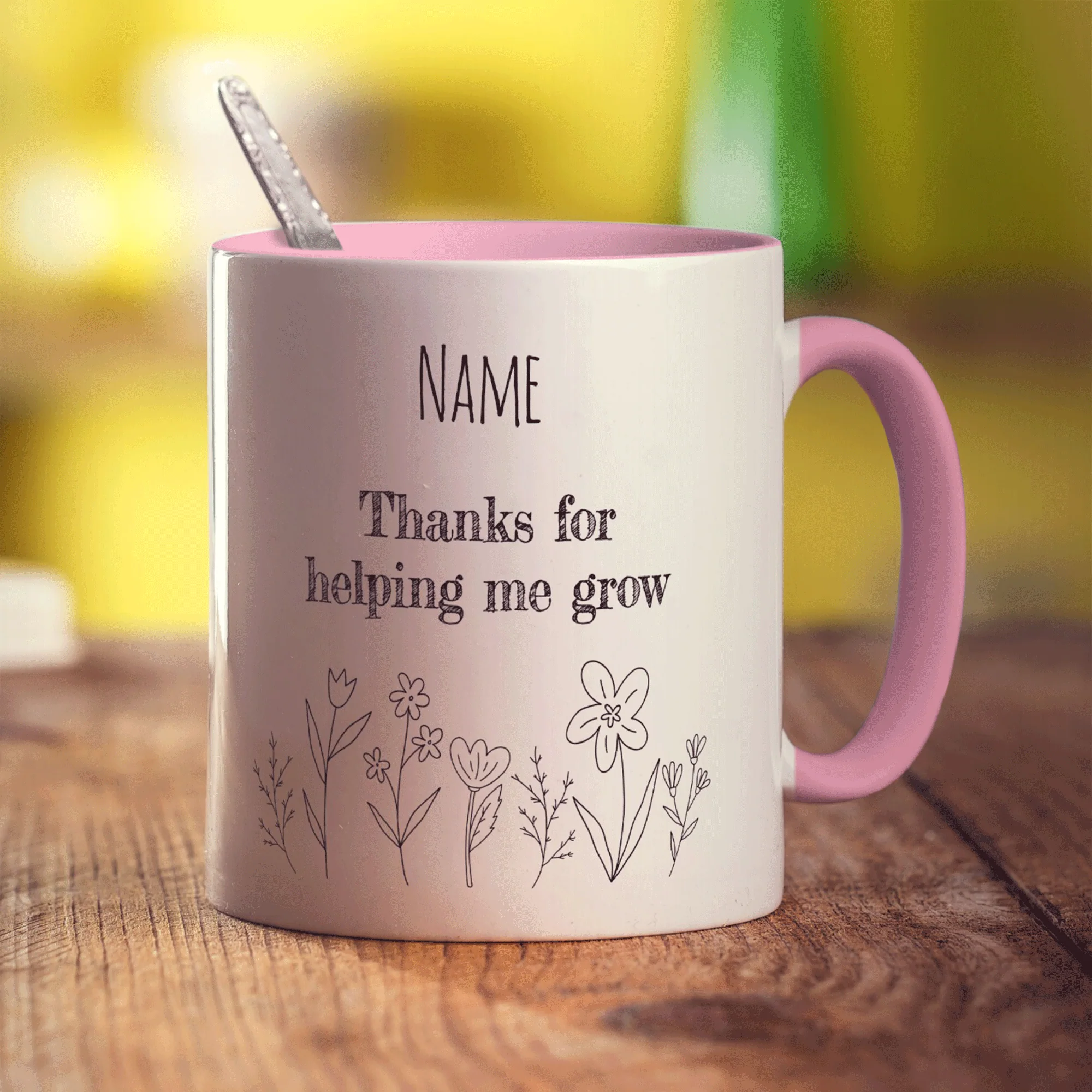 Thanks for Helping me Grow Mug - Image 9