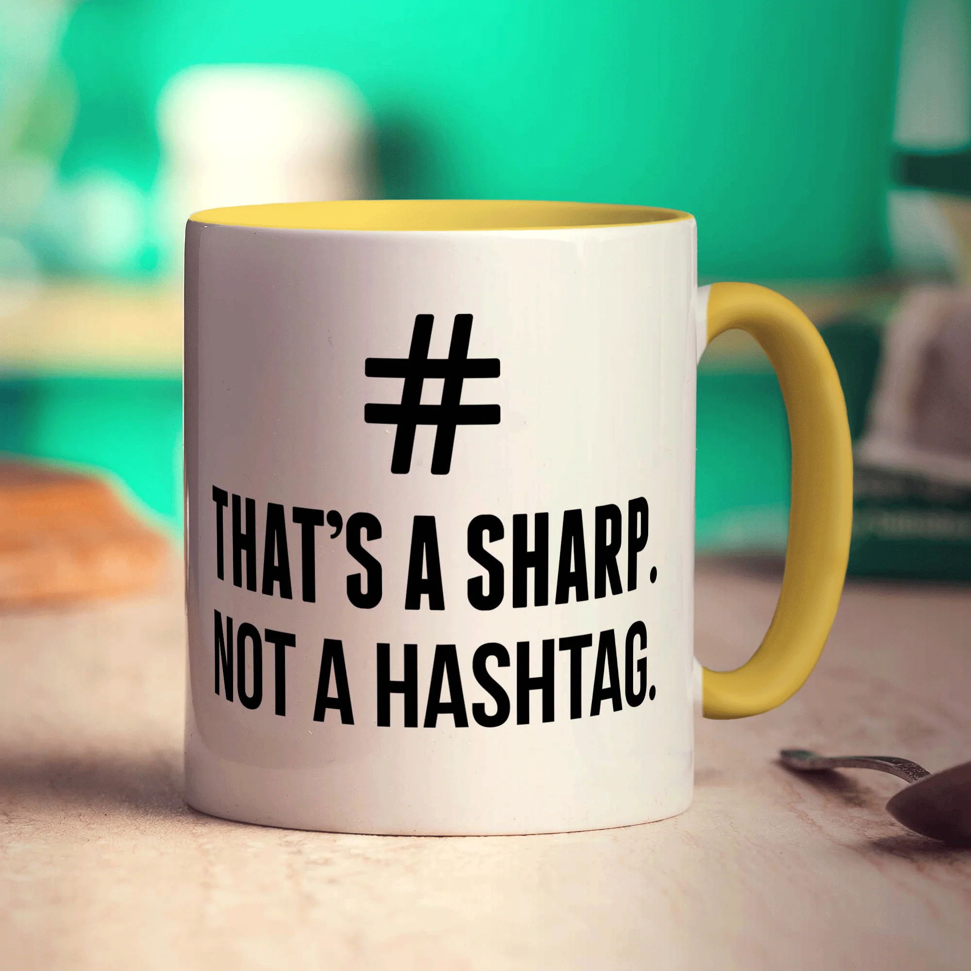 # That's a Sharp. Not a Hashtag Mug - Image 5