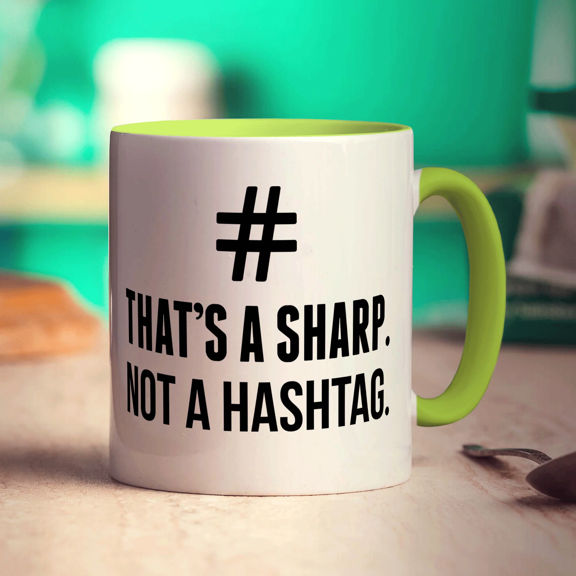 # That's a Sharp. Not a Hashtag Mug - Image 7