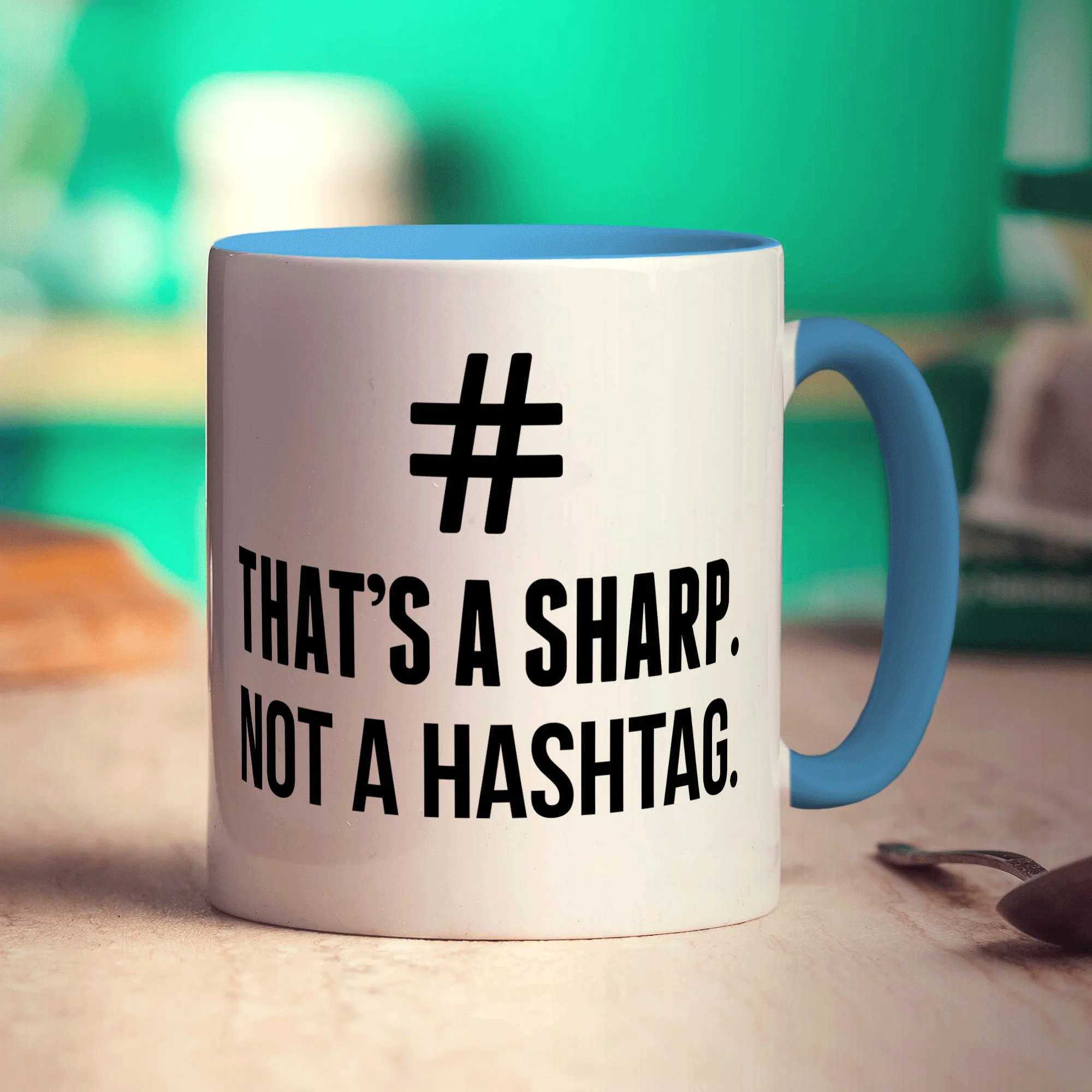 # That's a Sharp. Not a Hashtag Mug - Image 8