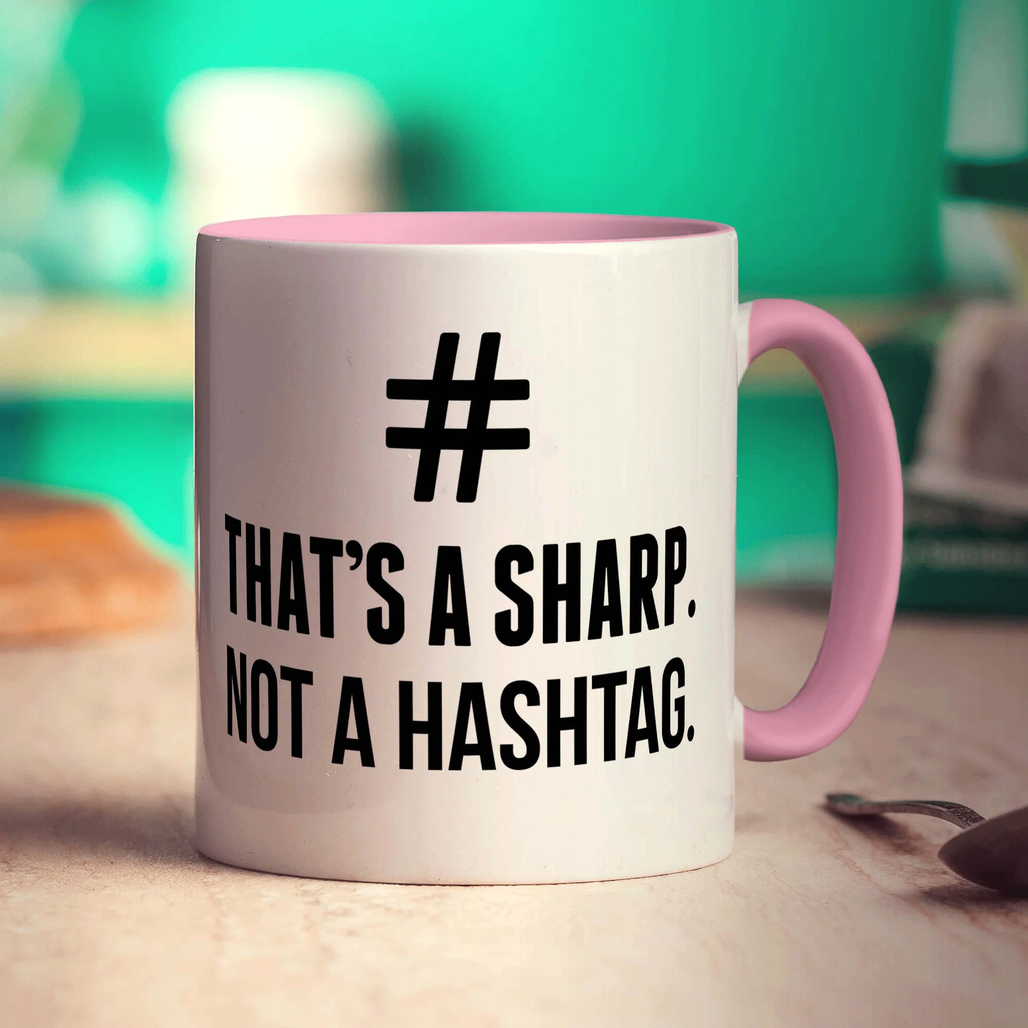 # That's a Sharp. Not a Hashtag Mug - Image 9