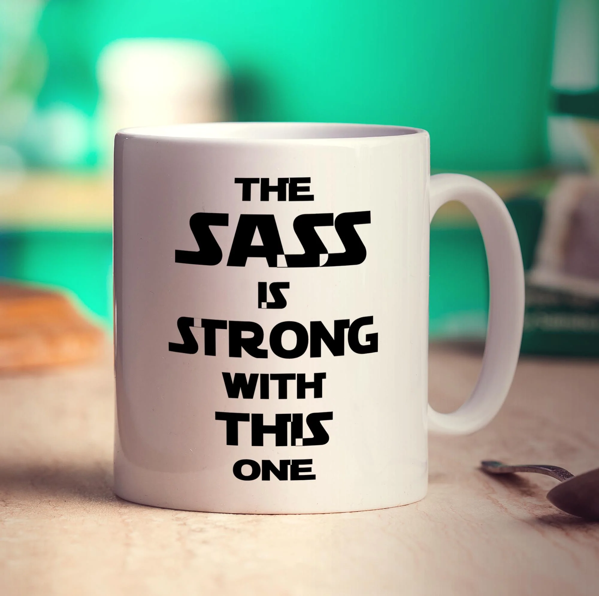 The Sass is Strong with This One Mug - Image 3