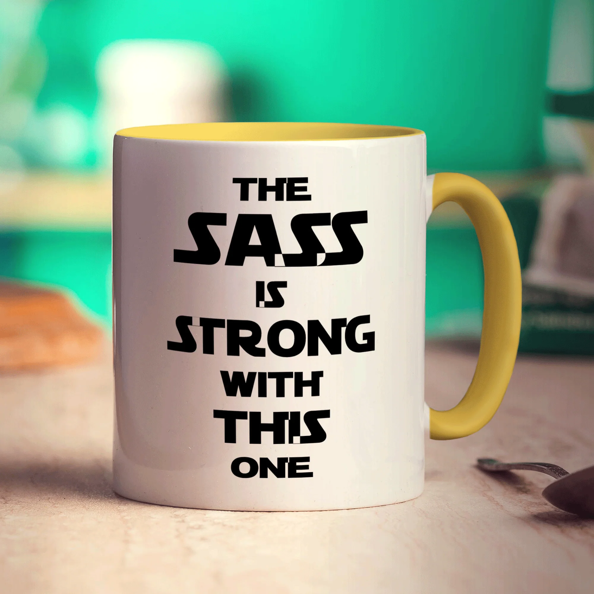 The Sass is Strong with This One Mug - Image 5