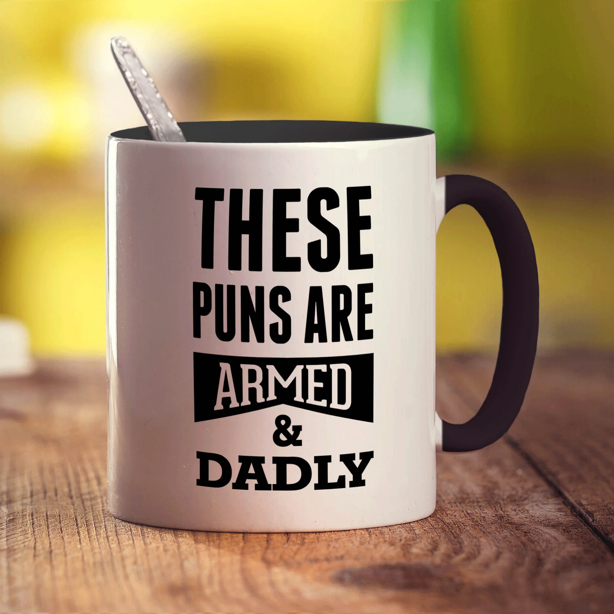 These Puns are Armed & Dadly Mug - Image 10