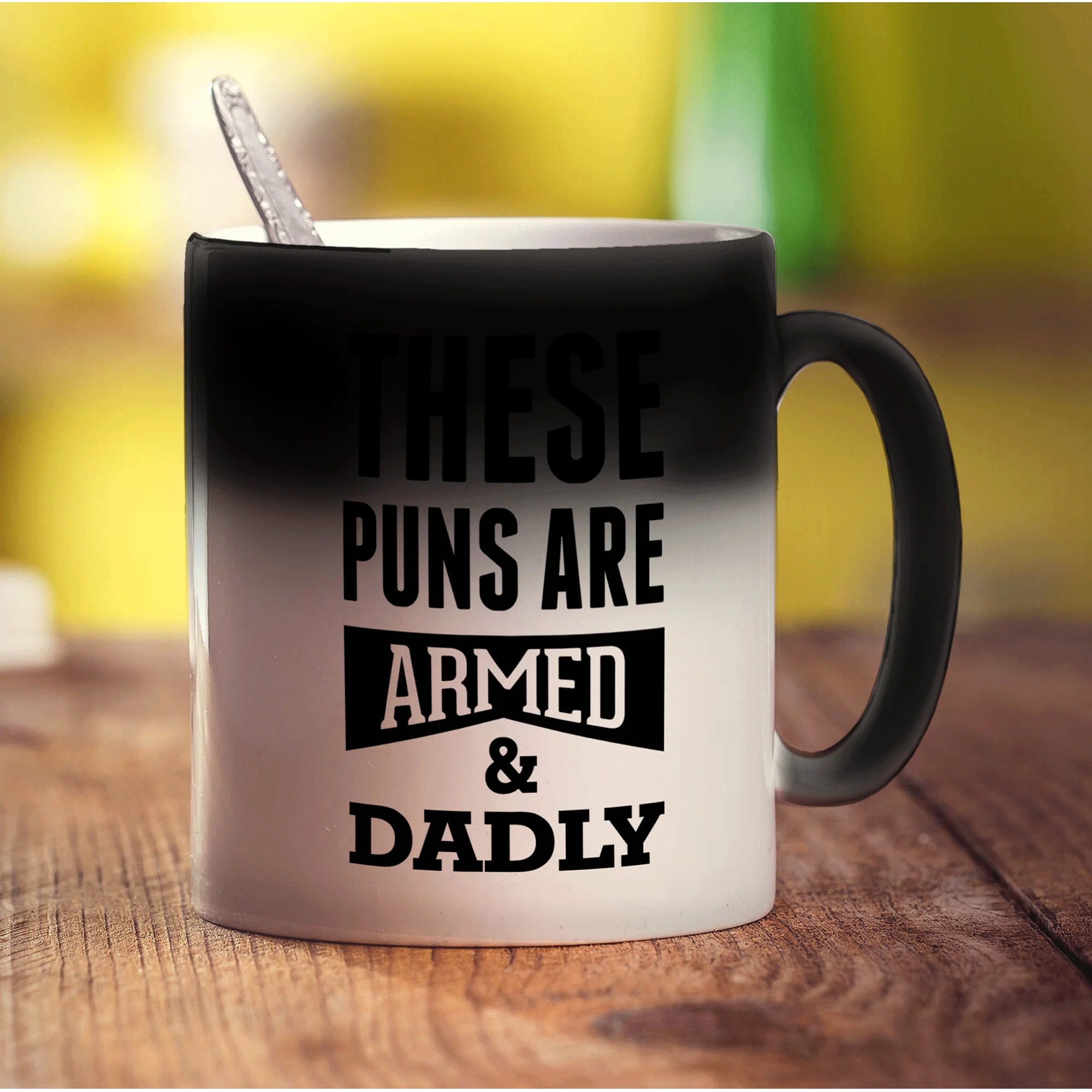 These Puns are Armed & Dadly Mug - Image 6