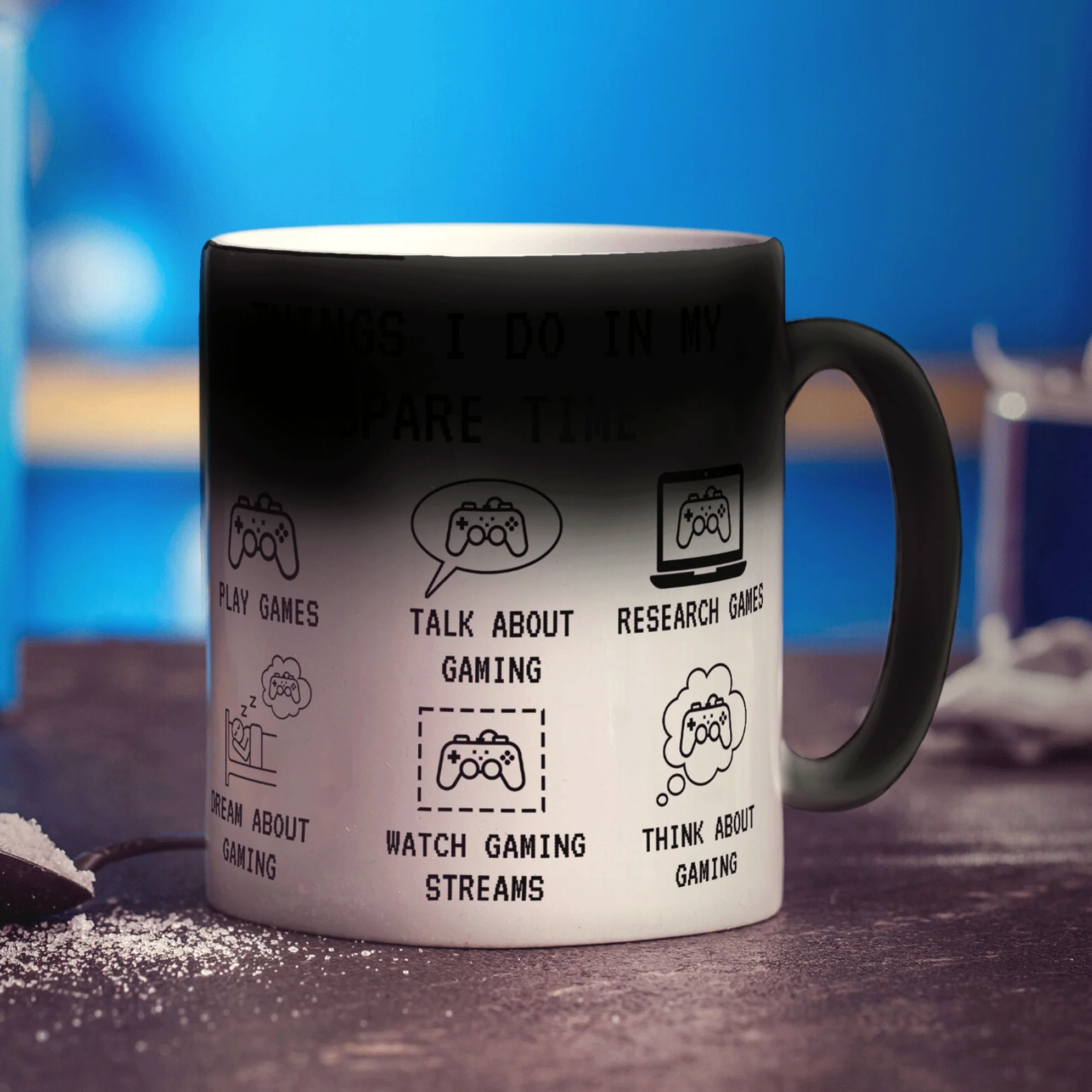 Thing I do in my Spare Time Gamer Mug - Image 8