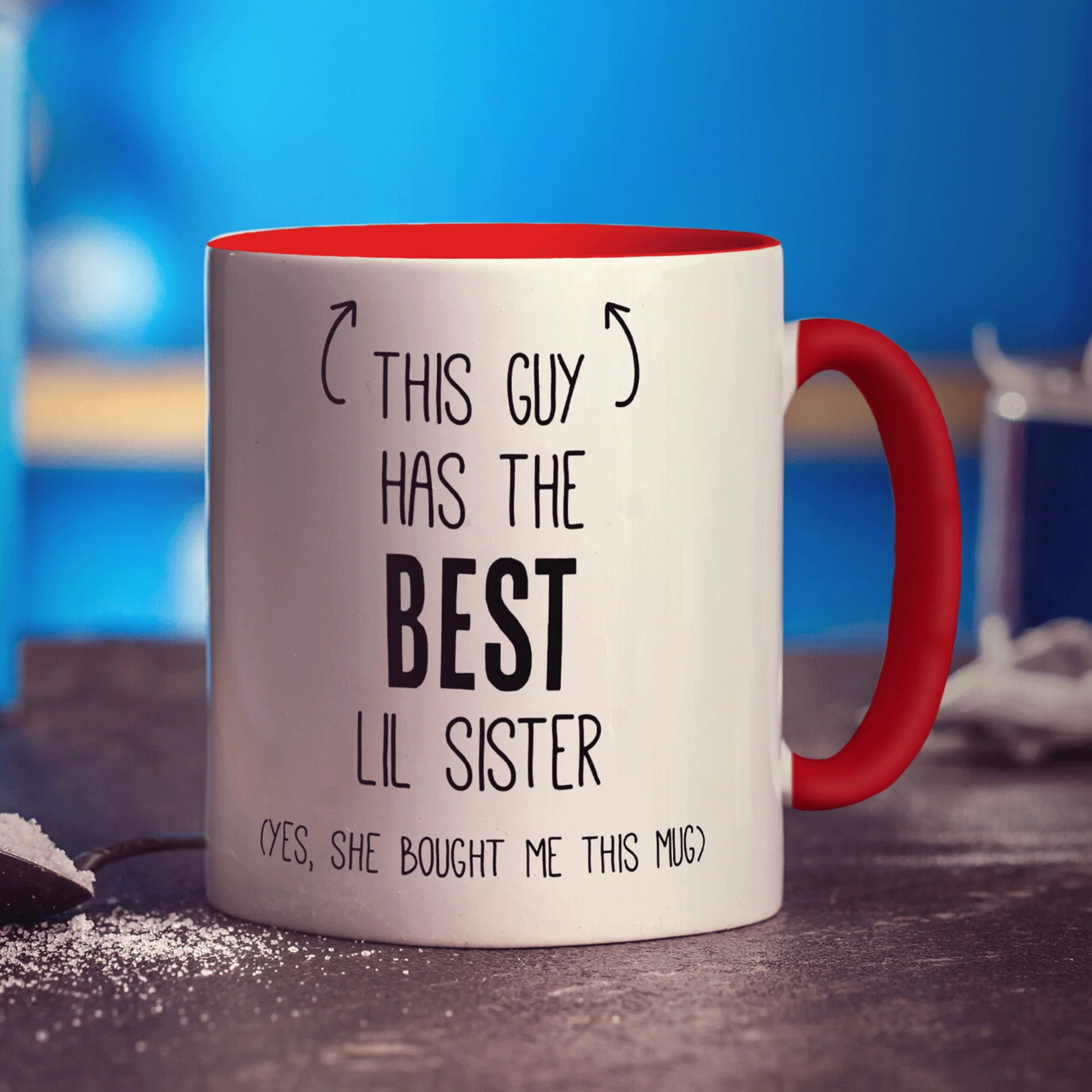 This Guy has The Best Lil Sister Mug - Image 11