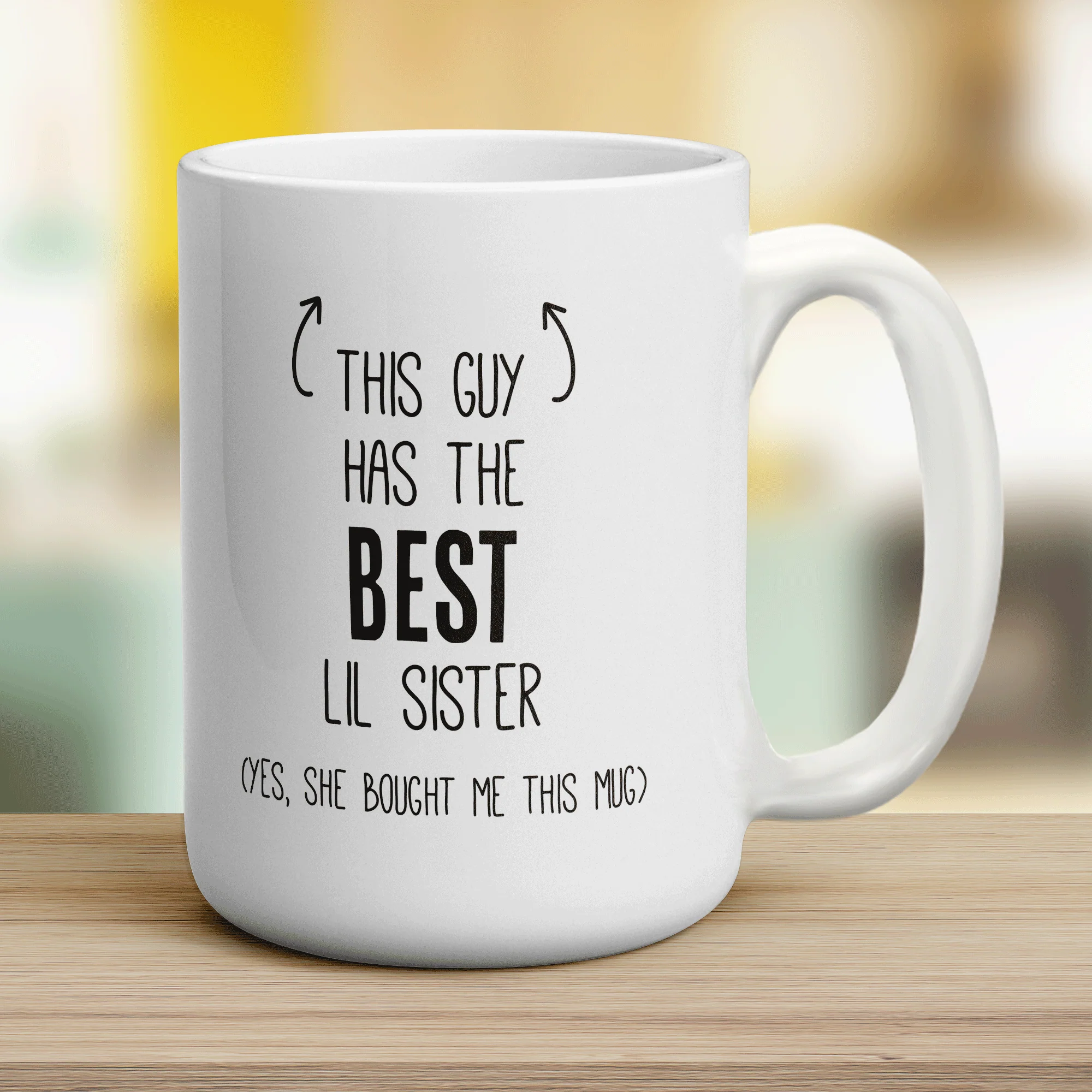 This Guy has The Best Lil Sister Mug - Image 12