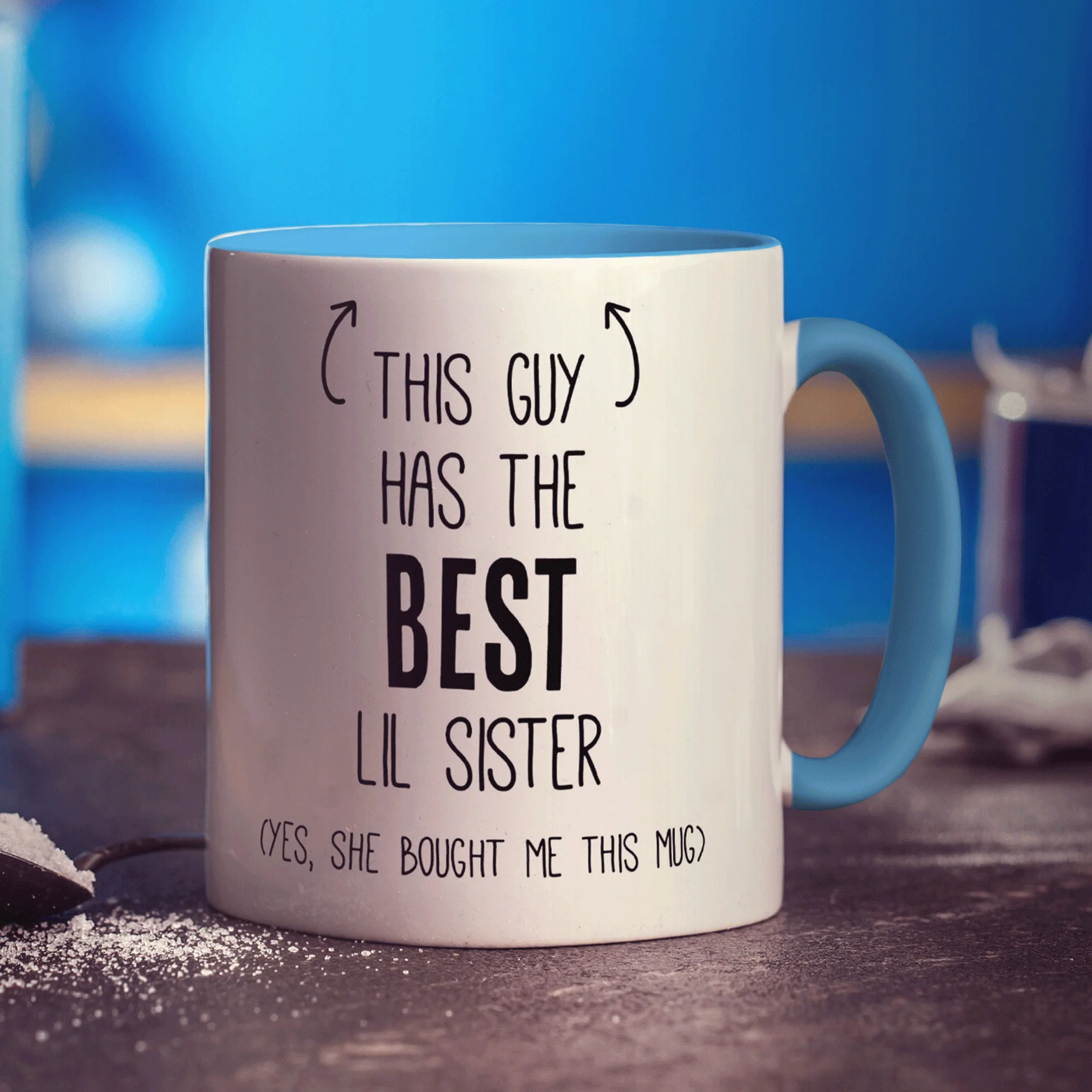 This Guy has The Best Lil Sister Mug - Image 8