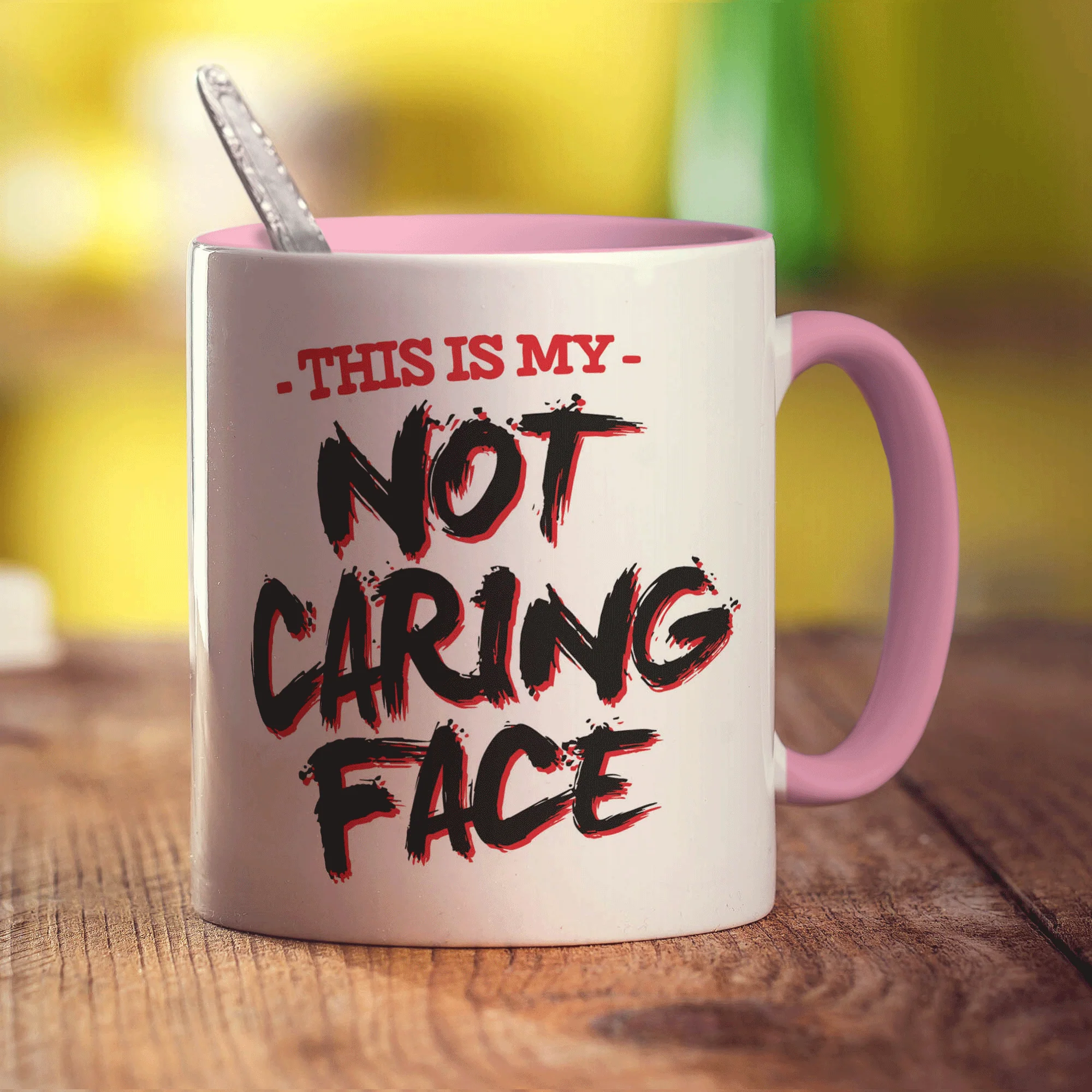 This is My Not Caring Face Mug - Image 9