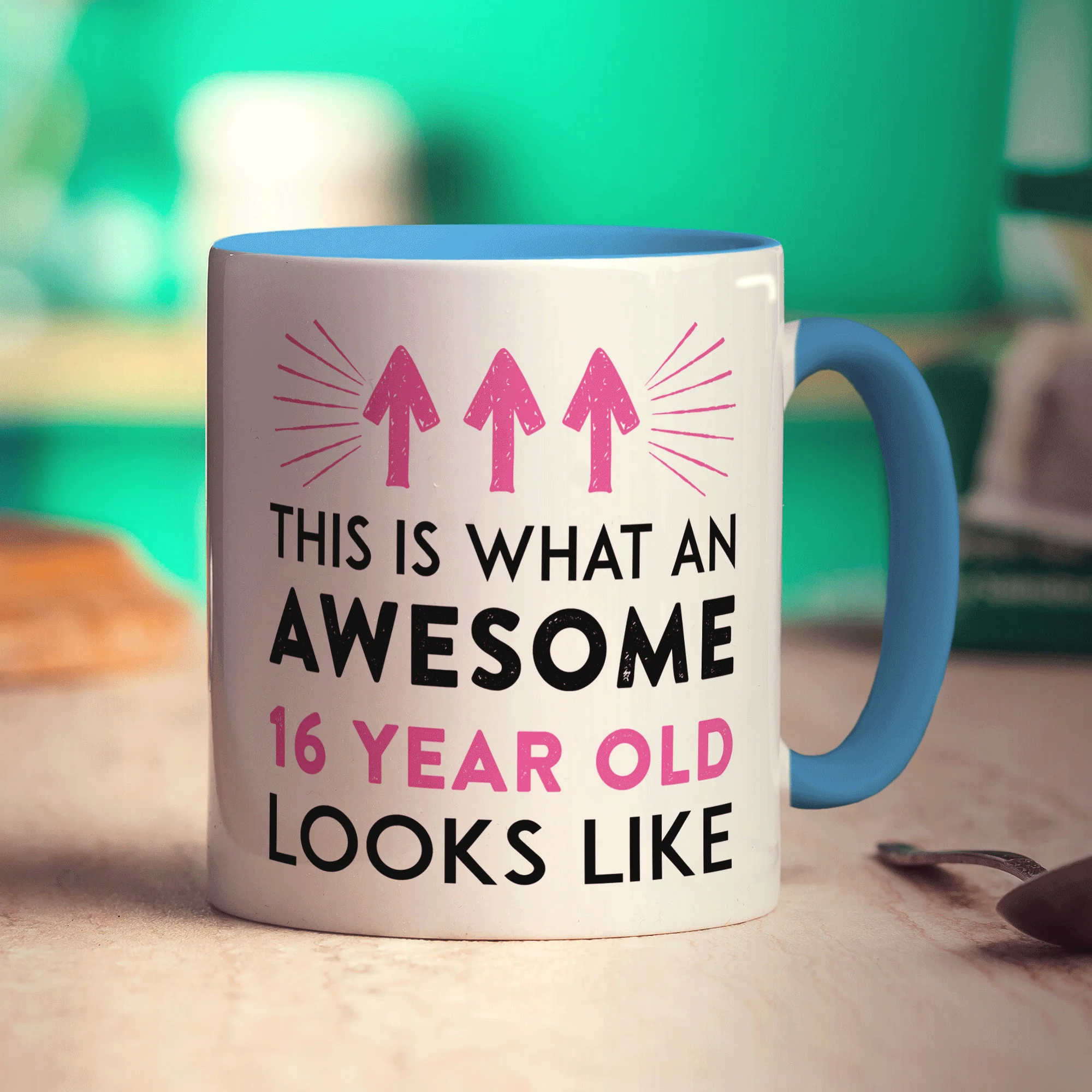This Is What An Awesome 16 Year Old Looks Like Mug Pink - Image 8