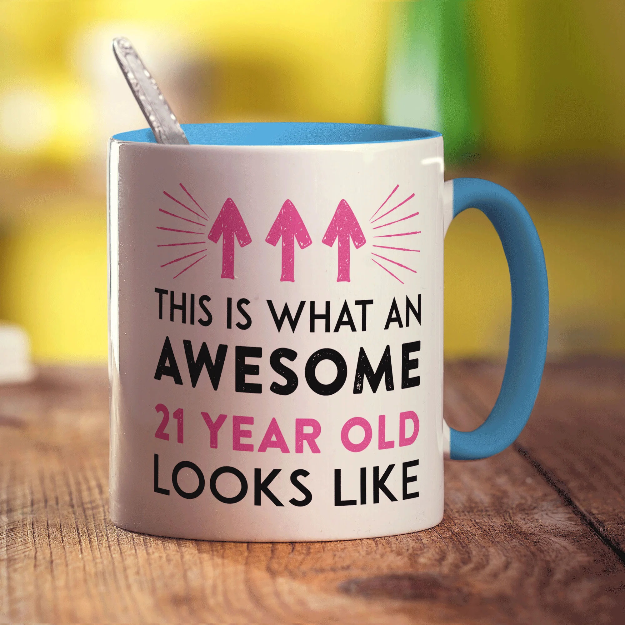 This Is What An Awesome 21 Year Old Looks Like Mug Pink - Image 8
