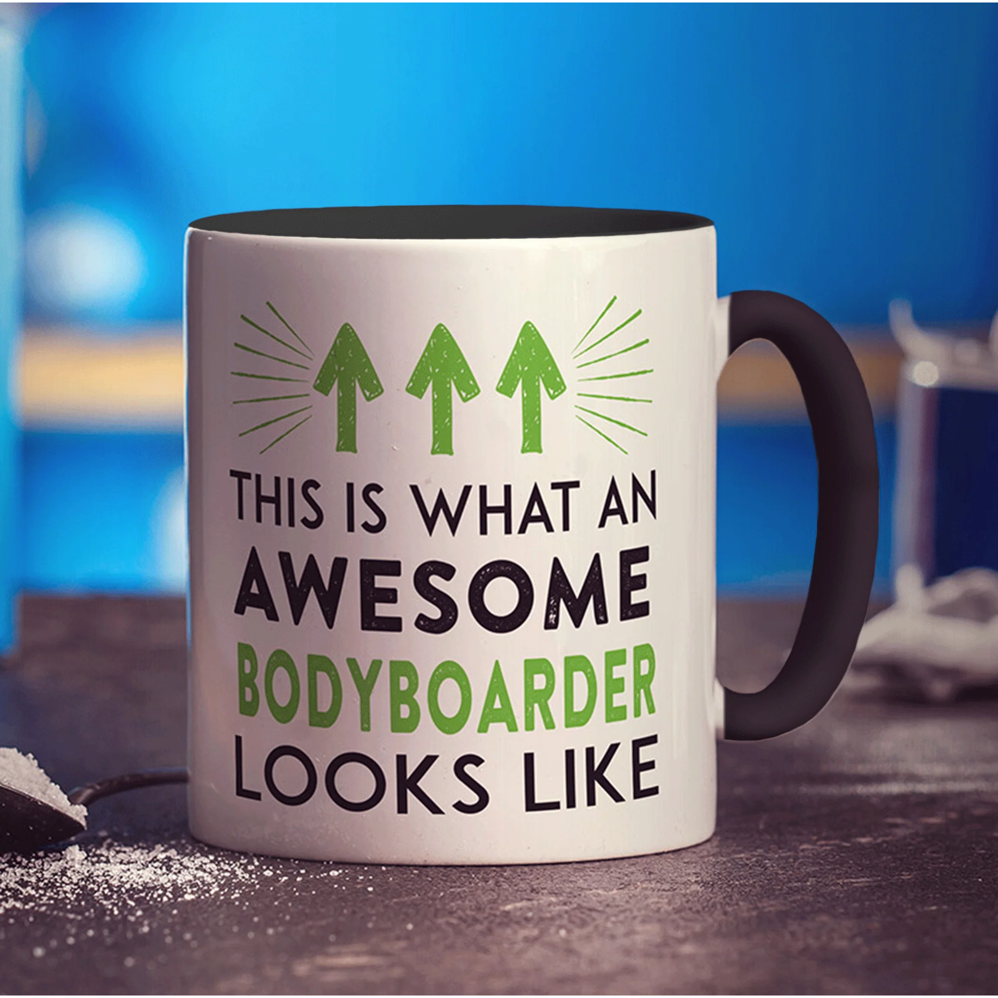 This Is What An Awesome Bodyboarder Looks Like Mug - Image 8