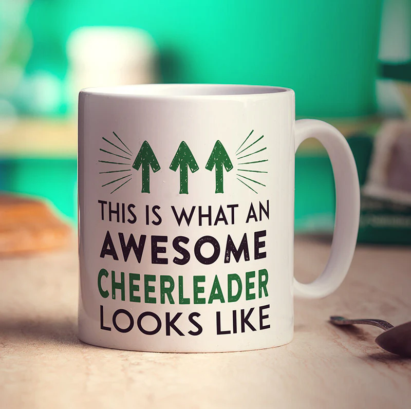 This Is What An Awesome Cheerleader Looks Like Mug - Image 2