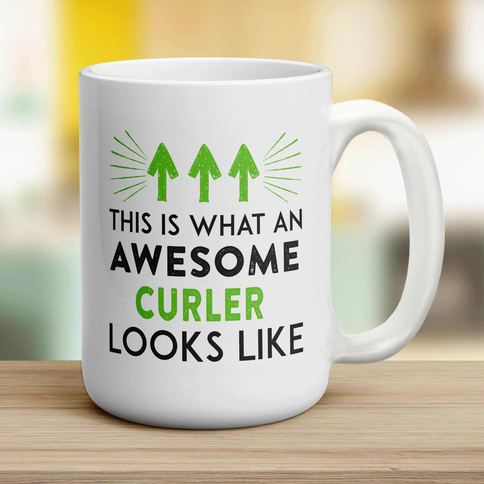 This Is What An Awesome Curler Looks Like Mug - Image 10